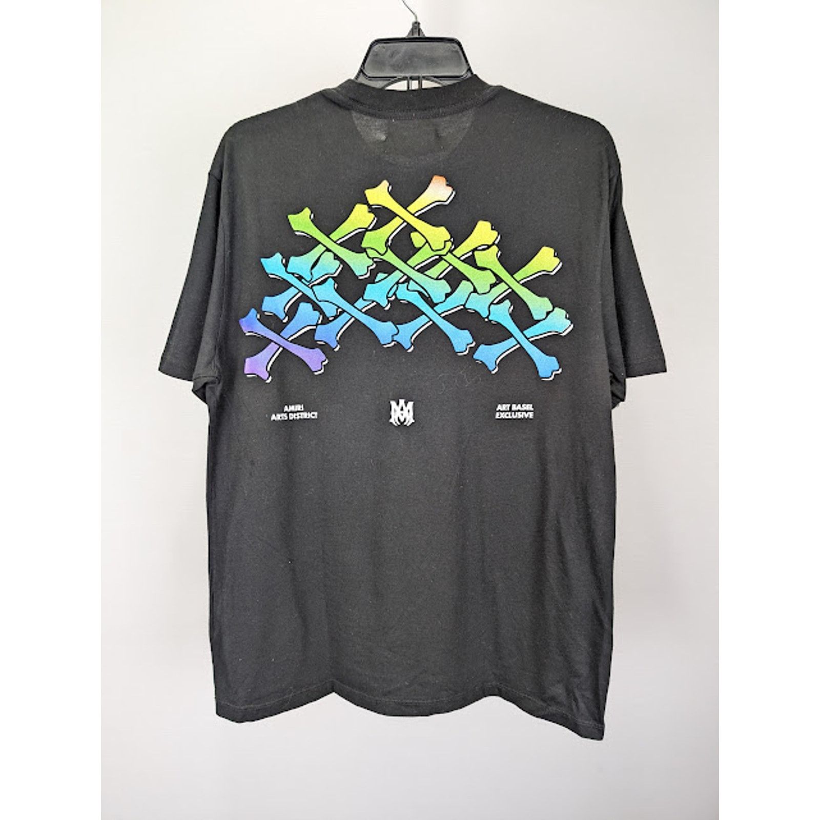 Amiri o1rshd1 Rainbow Bones T-Shirt in Black Size US S / EU 44-46 / 1 - 1 Thumbnail