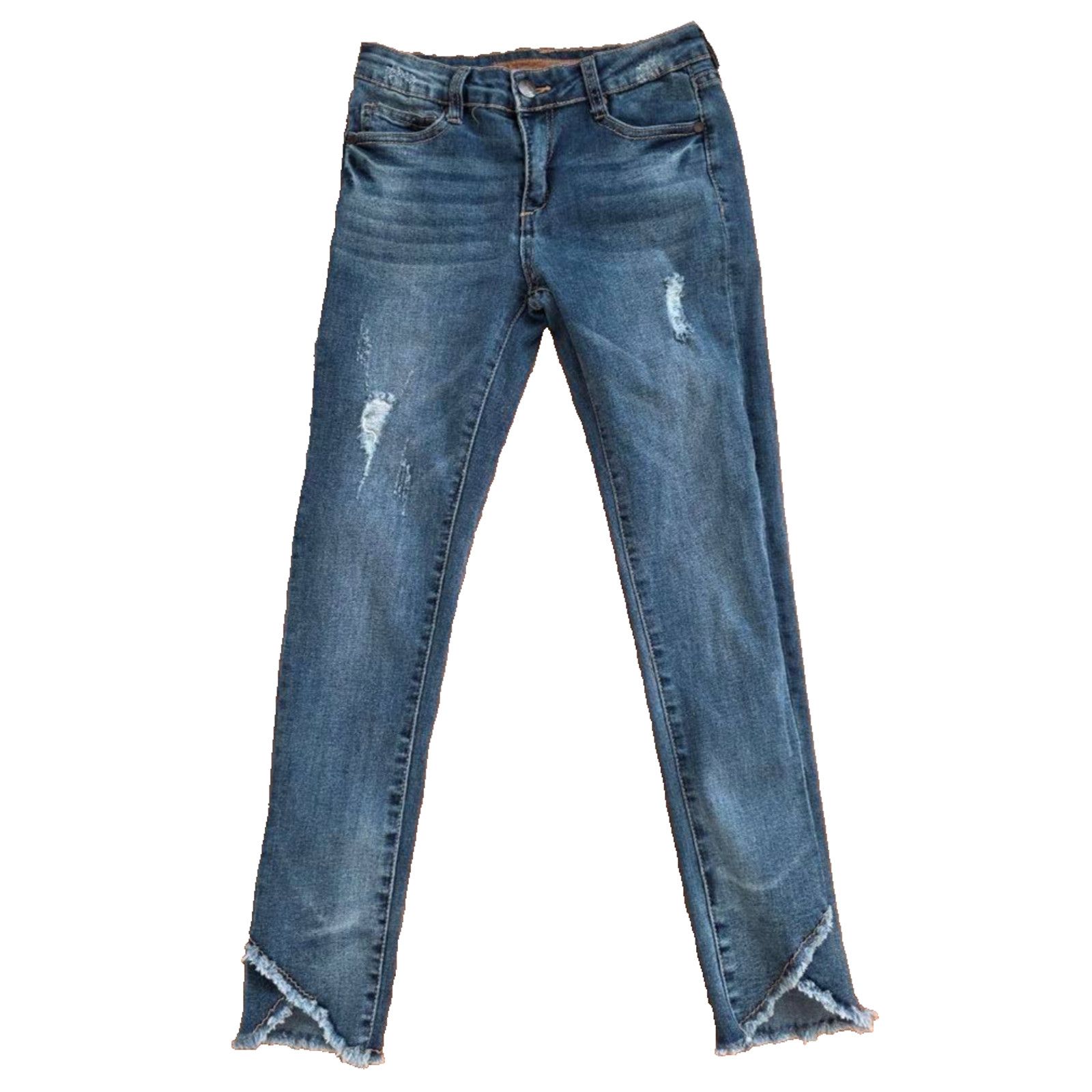 Joe's Joe's Jeans Ankle Mid-Rise Skinny Jeans Wash Size 14 A001150 Size 36" / US 14 / IT 50 - 1 Thumbnail