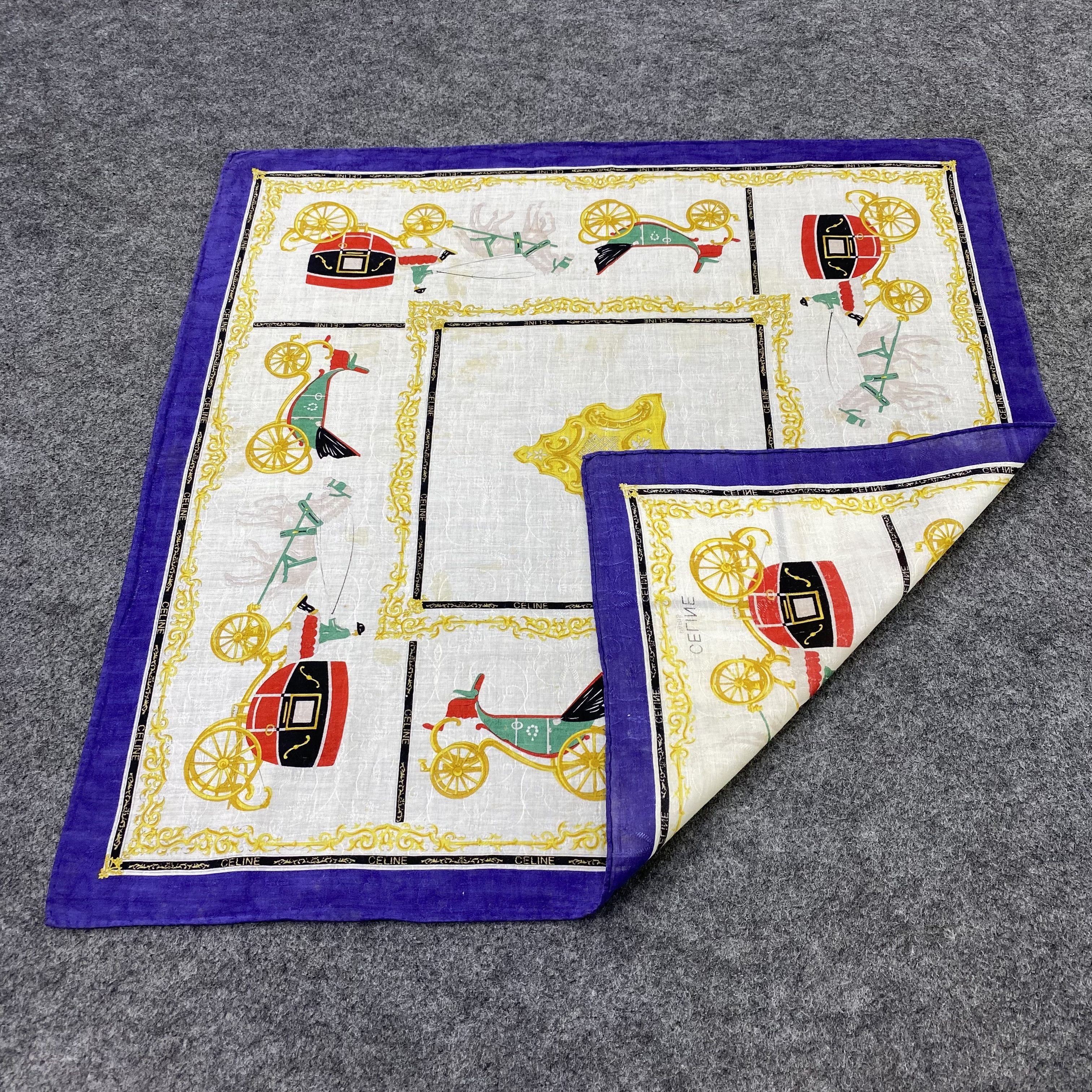 Celine Celine Handkerchief / Bandana / Neckerchief-B2326 Size ONE SIZE - 5 Thumbnail