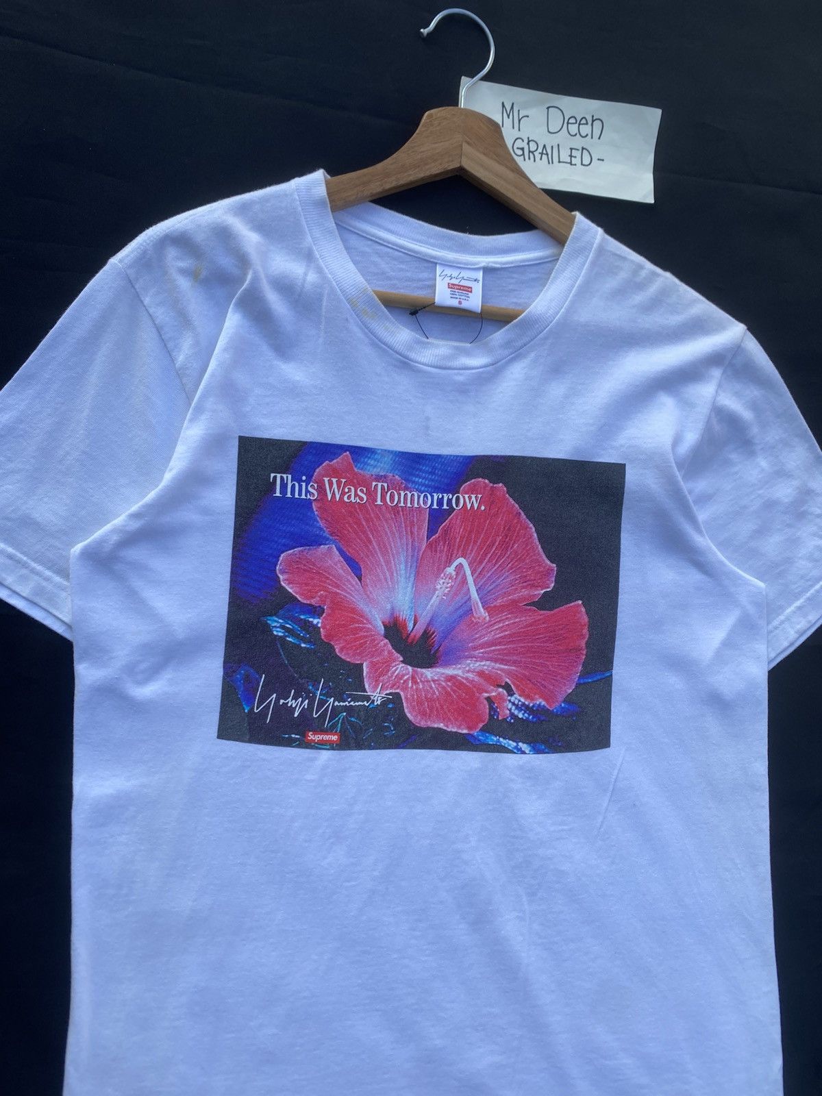 Supreme × Yohji Yamamoto Rare Supreme x Yohji Yamamoto Hibiscus Printed Tshirt Size US S / EU 44-46 / 1 - 6 Thumbnail