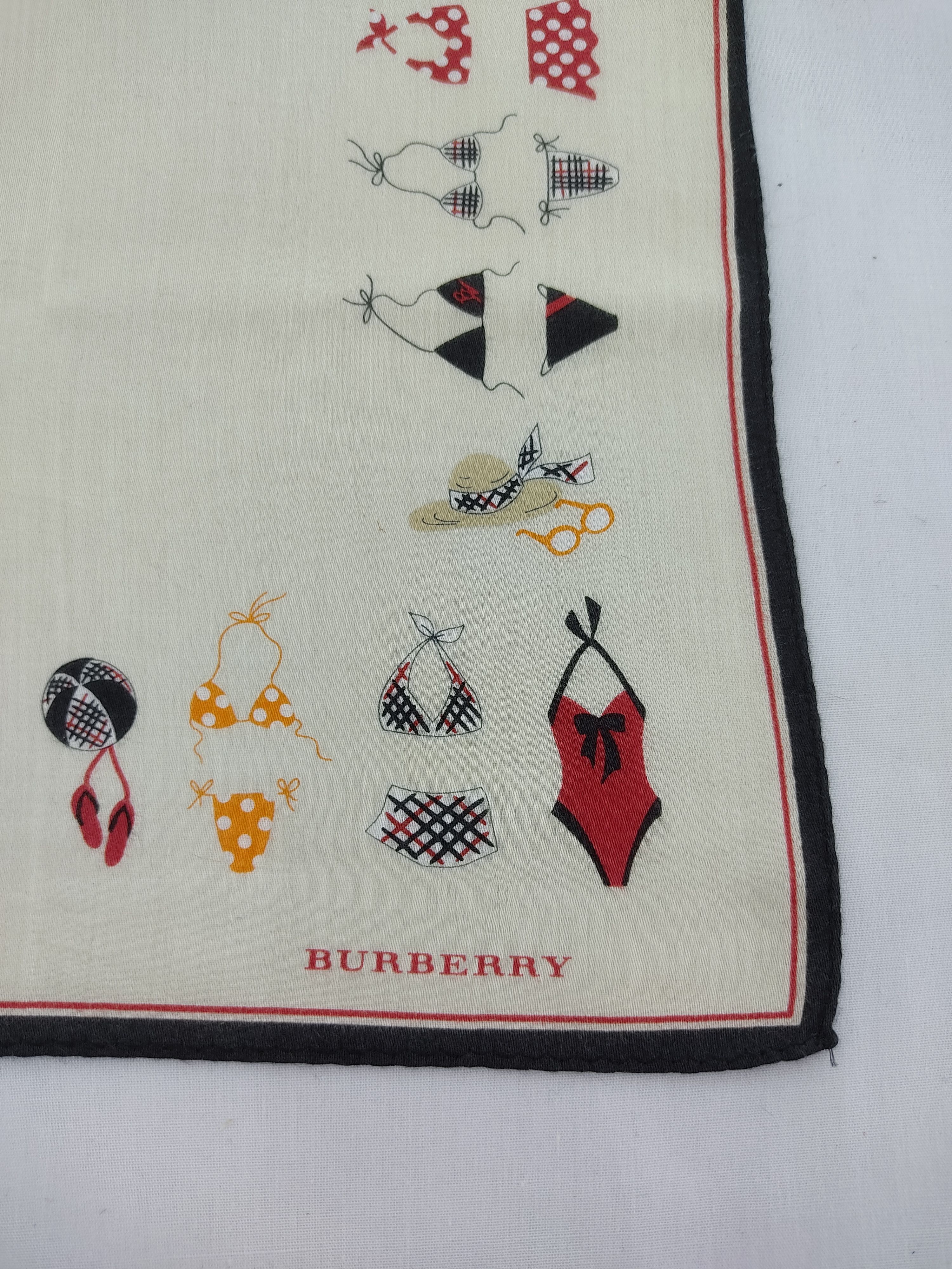 Burberry × Vintage Burberry Handkerchief / Neckwear / Bandana Size ONE SIZE - 5 Thumbnail