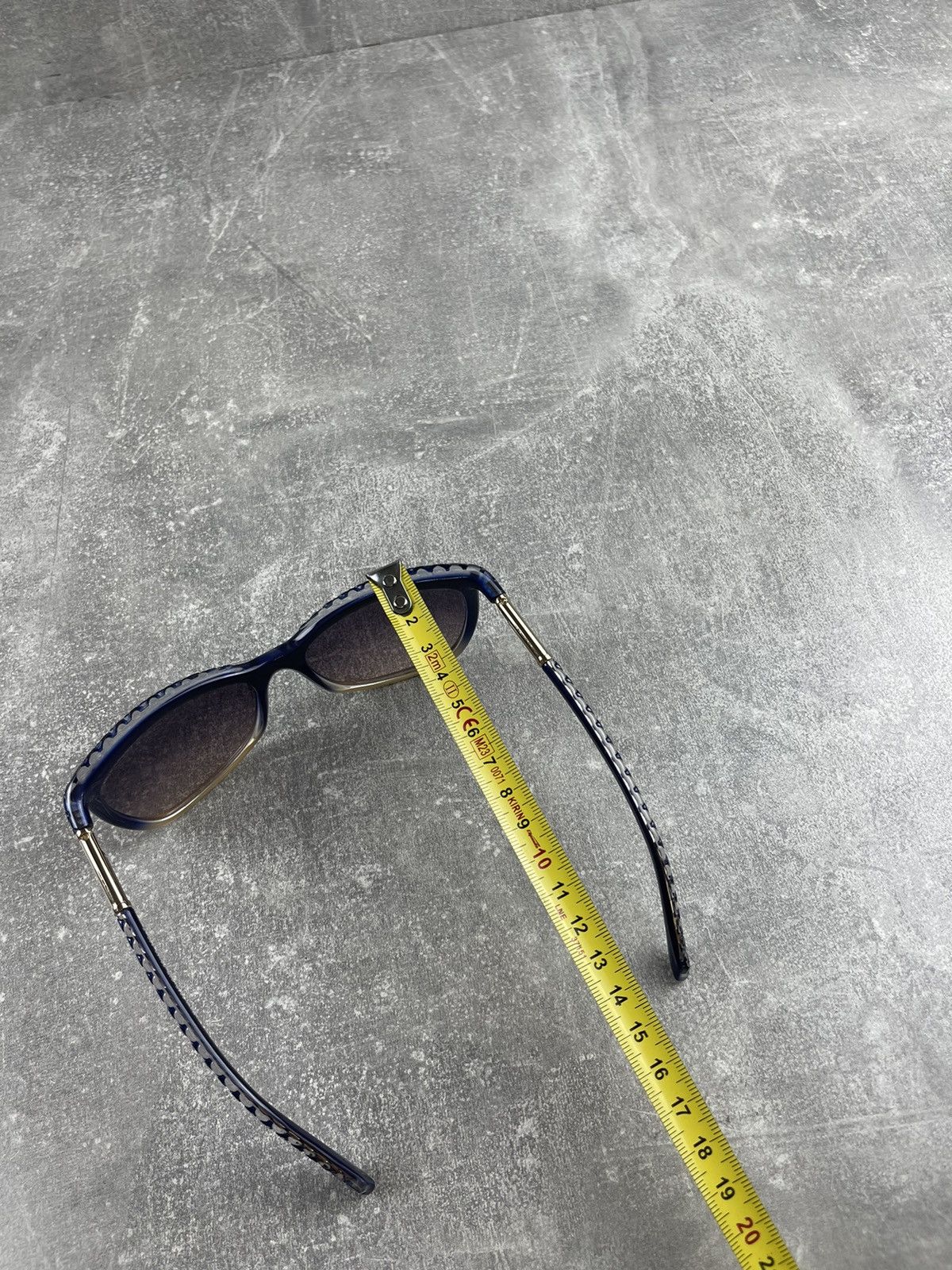 Roberto Cavalli Roberto Cavalli Xaus 874S 92B Blue Ombre Cat Eye Sunglasses Size ONE SIZE - 11 Thumbnail