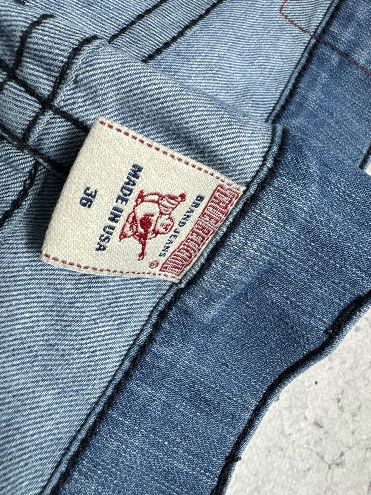 True Religion True Religion Logo Denim Jeans Vintage Size 36 Size US 36 / EU 52 - 7 Thumbnail