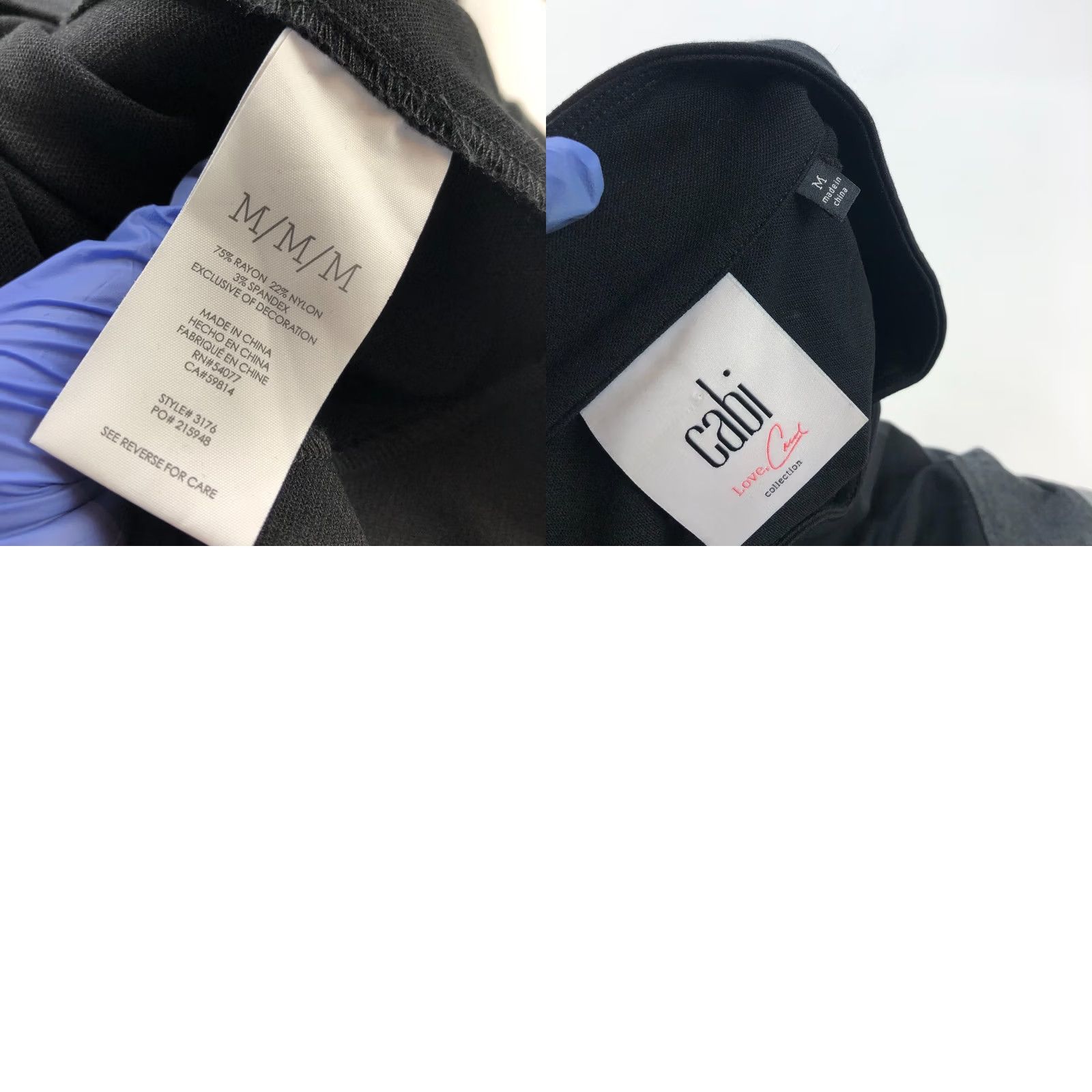 Vintage Cabi Osaka Nights Jacket Medium Large 3176 Convertible Black Gray Ponte Knit Size M / US 6-8 / IT 42-44 - 8 Thumbnail