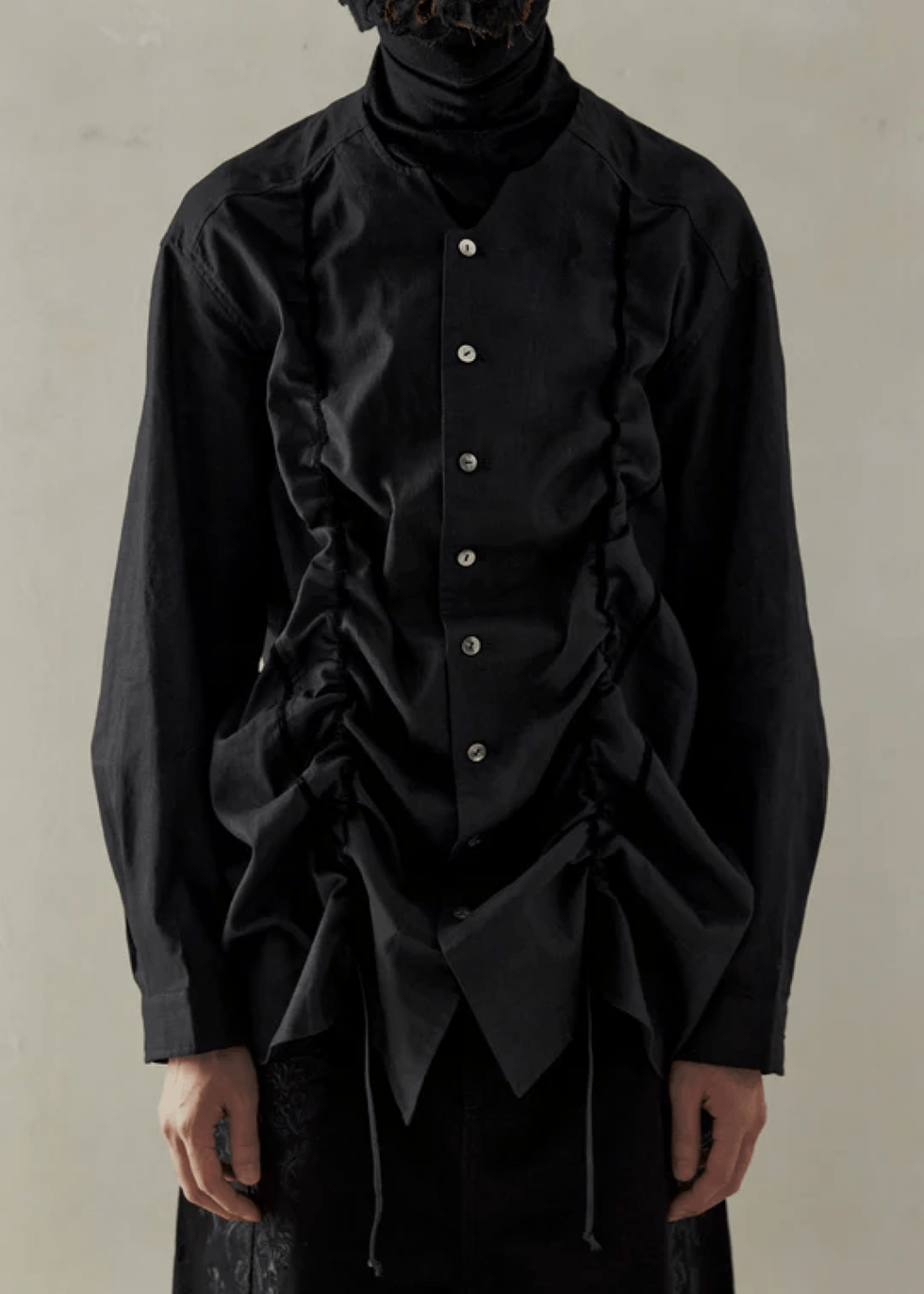 Professor.E Professor.E 23FW - Oversized Drawstring Shirt | Grailed 