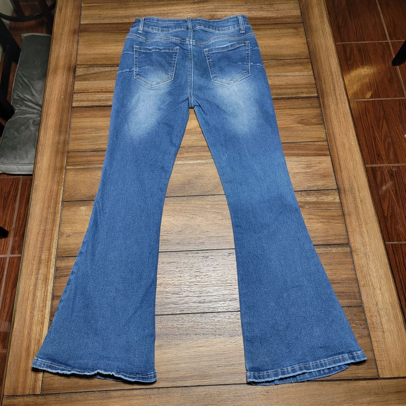 Other Blue Savvy Denim Flare Leg Jeans - Size 11/30 - Excellent! Size 29" - 3 Thumbnail