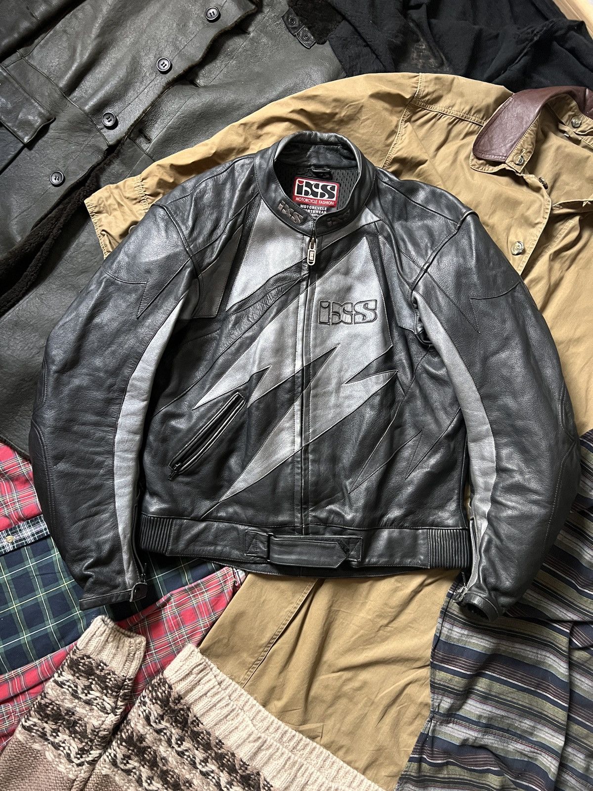 Other Vintage IXS Leather Biker Protection Moto Jacket Size US XL / EU 56 / 4 - 6 Thumbnail