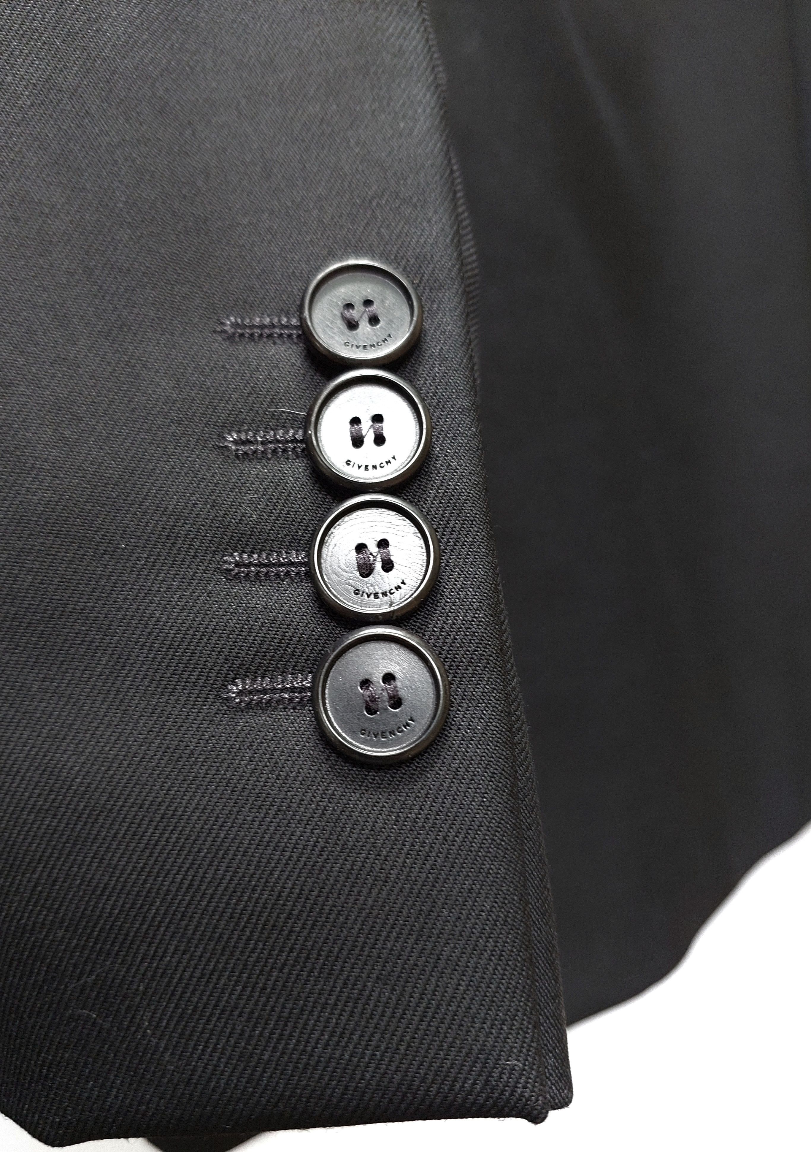 Givenchy 🌞 Givenchy x Riccardo Tisci Fall/Winter 2015 Wool Blazer Size 52S - 6 Thumbnail