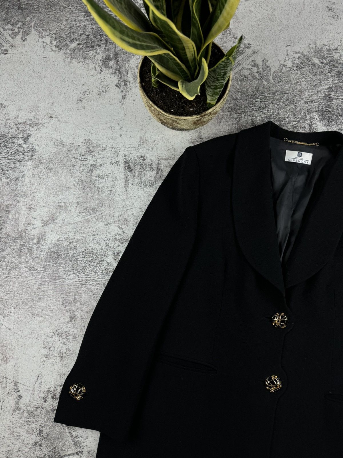 Givenchy 90S En Plus Givenchy Paris Basic 90S Blazer Suit Jacket Size XXL / US 16-18 / IT 52-54 - 4 Thumbnail