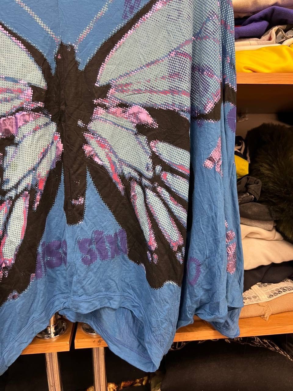 Miss Sixty Y2K Overprint Miss Sixty Avant Garde Blouse Size M / US 6-8 / IT 42-44 - 4 Thumbnail