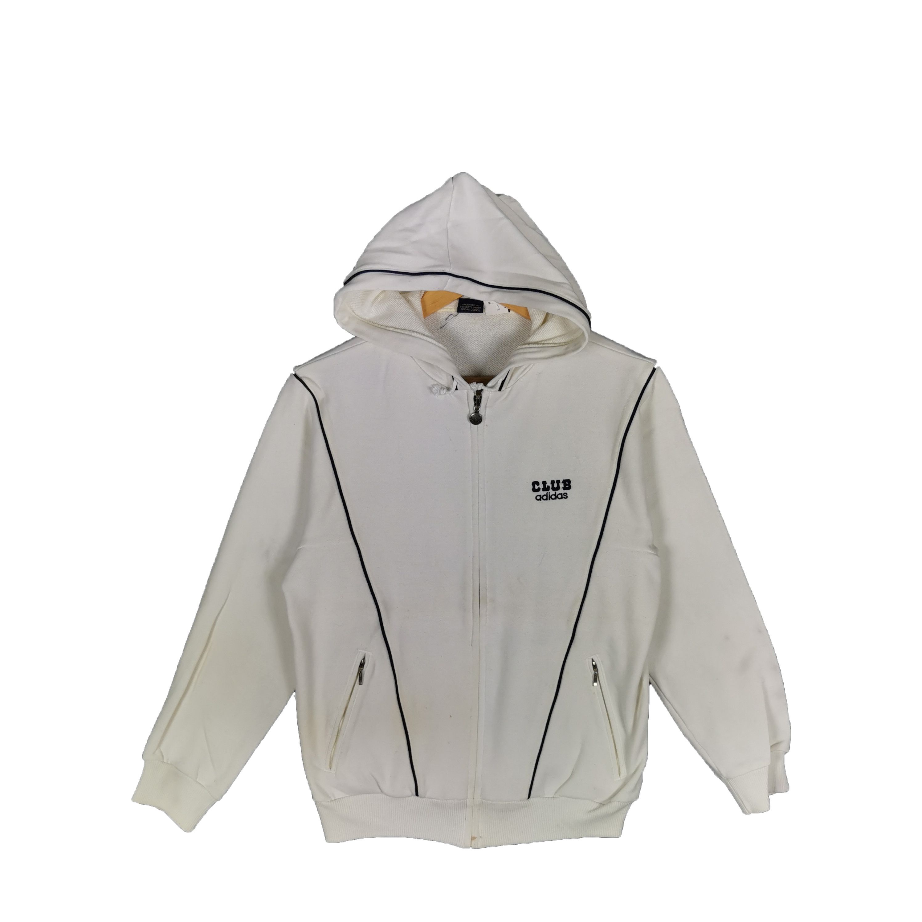 Adidas × Vintage Vintage Adidas Sweater Hoodie Adidas Club Sweatshirt Hooded Size US M / EU 48-50 / 2 - 1 Thumbnail