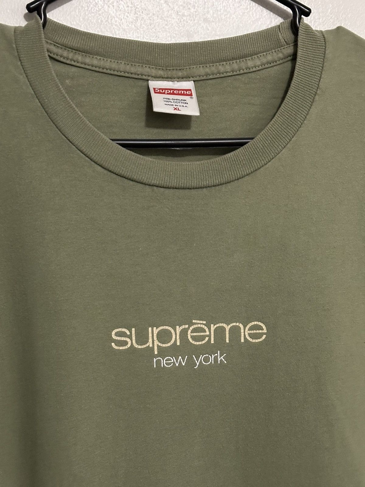 Supreme Supreme Classic Logo Tee Size US XL / EU 56 / 4 - 2 Thumbnail