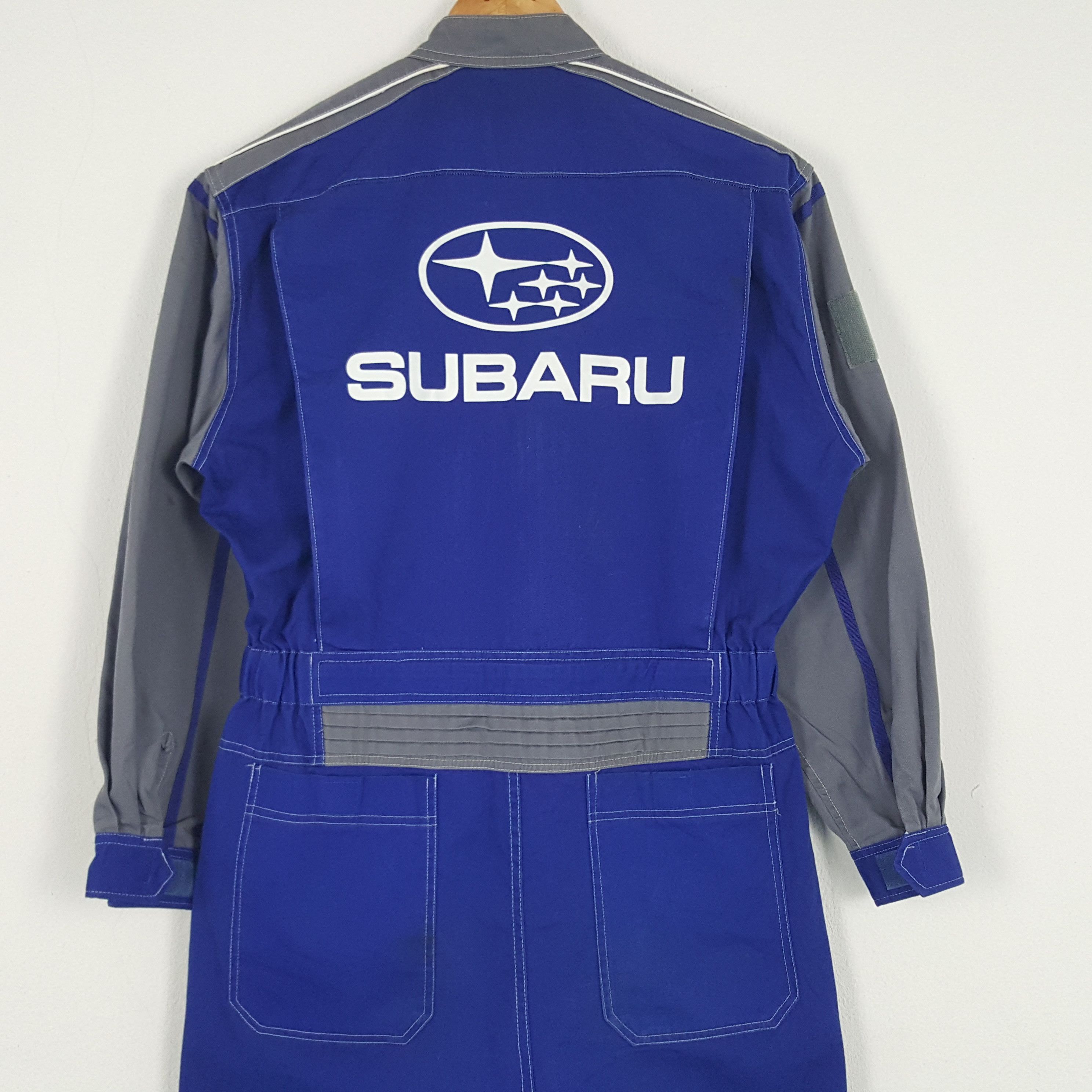 Japanese Brand × Vintage Vintage Subaru Japanese Rally Team Coverall Jacket Size US M / EU 48-50 / 2 - 2 Thumbnail