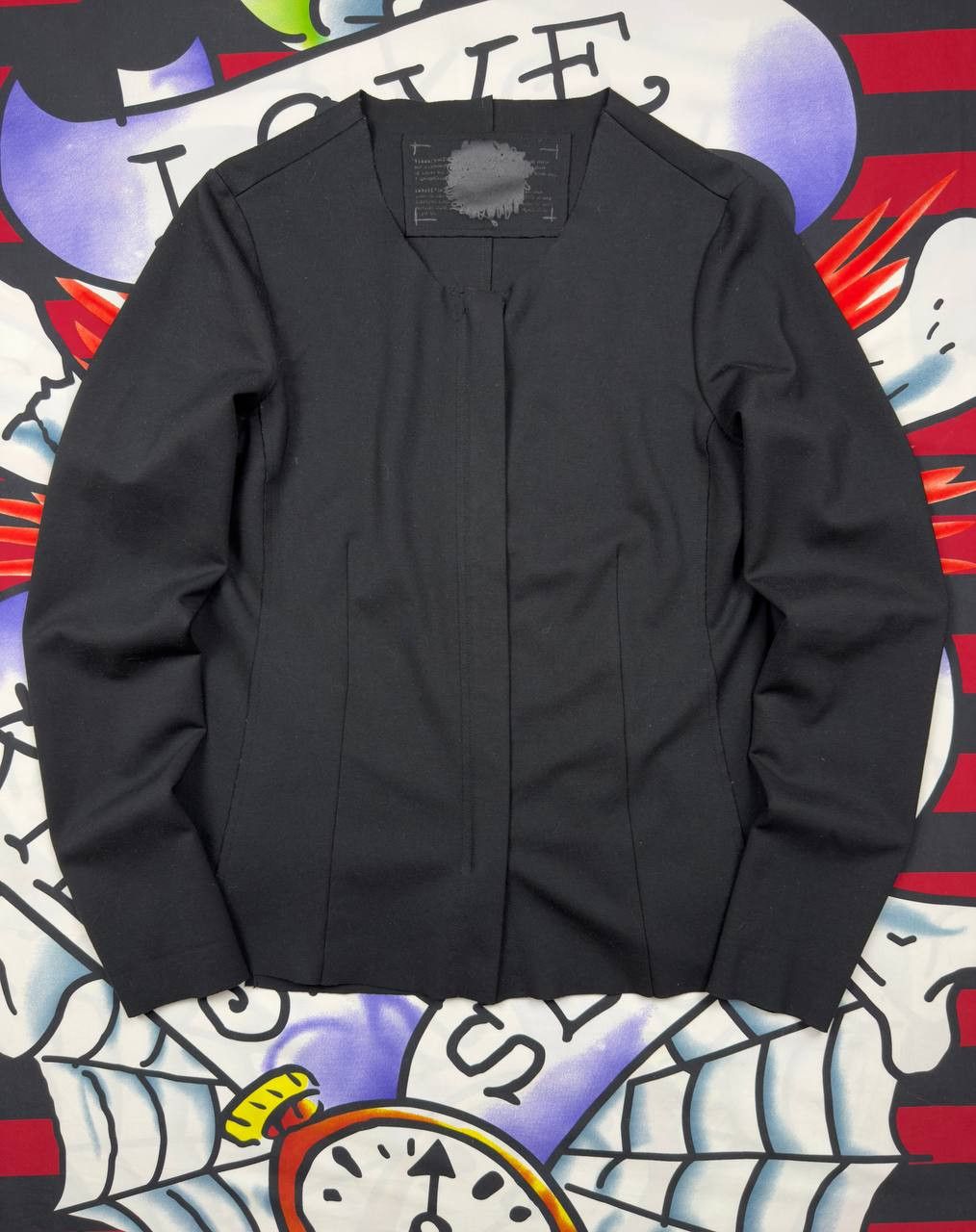 Rundholz Rundholz Black Lable Asymmetrical Full Zip Black Jacket Size L / US 10 / IT 46 - 1 Thumbnail