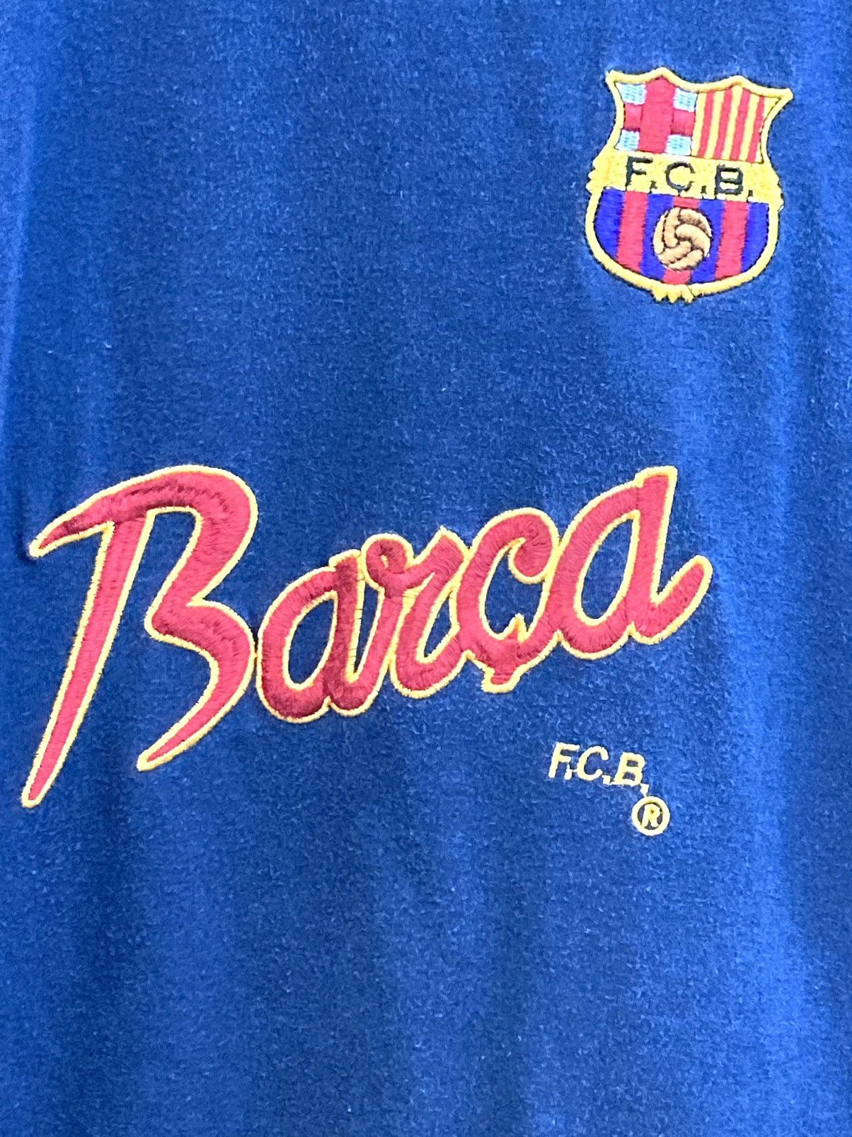Vintage Vintage Embroidery FC Barcelona Tee Size US M / EU 48-50 / 2 - 2 Thumbnail