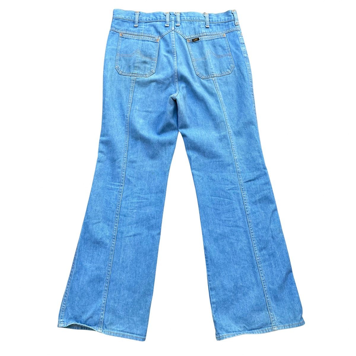 Lee Vintage 70s Lee Bootcut Denim Jeans Fade Blue Size 36 Size US 36 / EU 52 - 5 Thumbnail