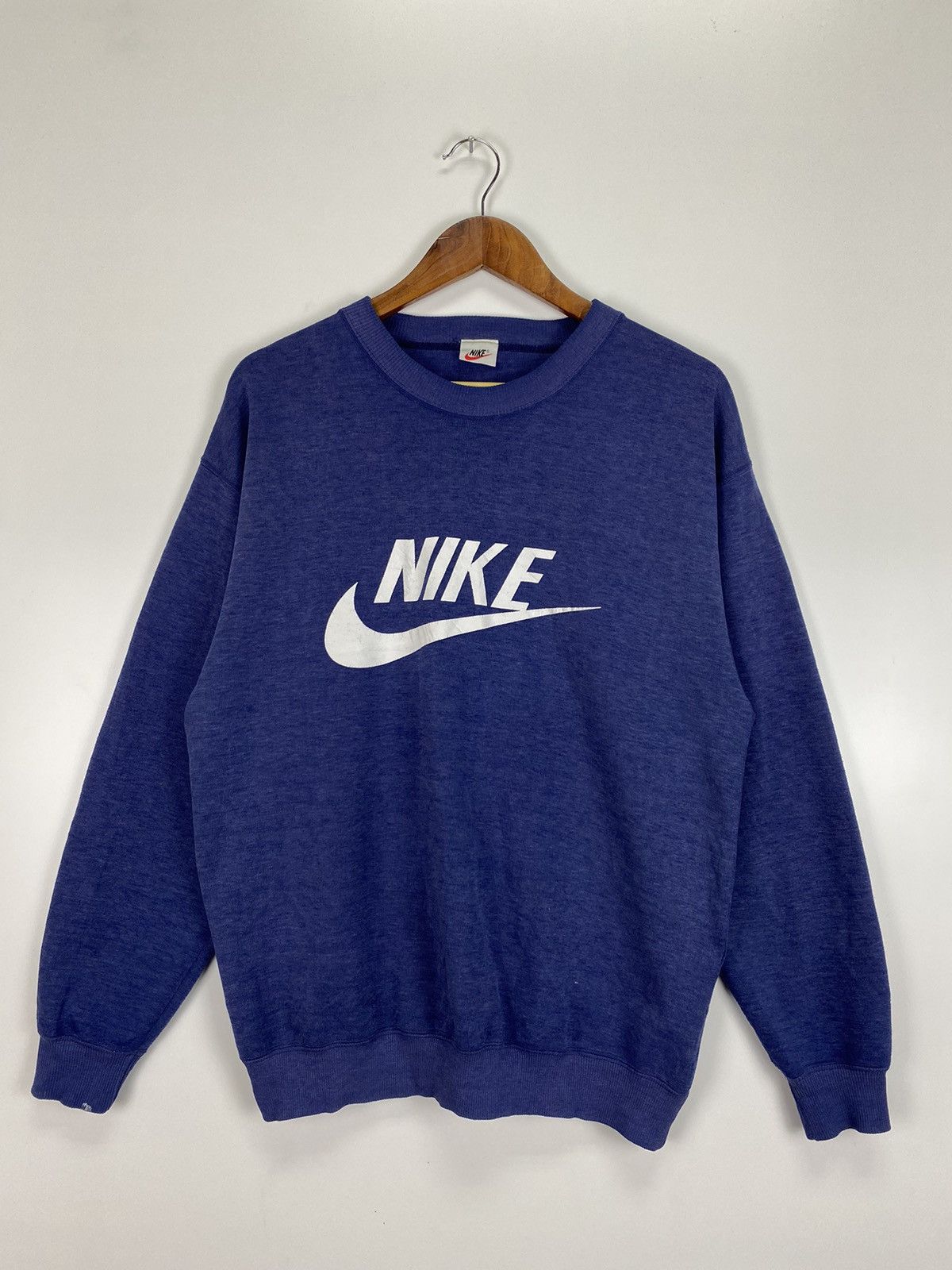 Nike × Vintage Vintage 90’s Nike Swoosh big logo sweater Size US L / EU 52-54 / 3 - 2 Thumbnail