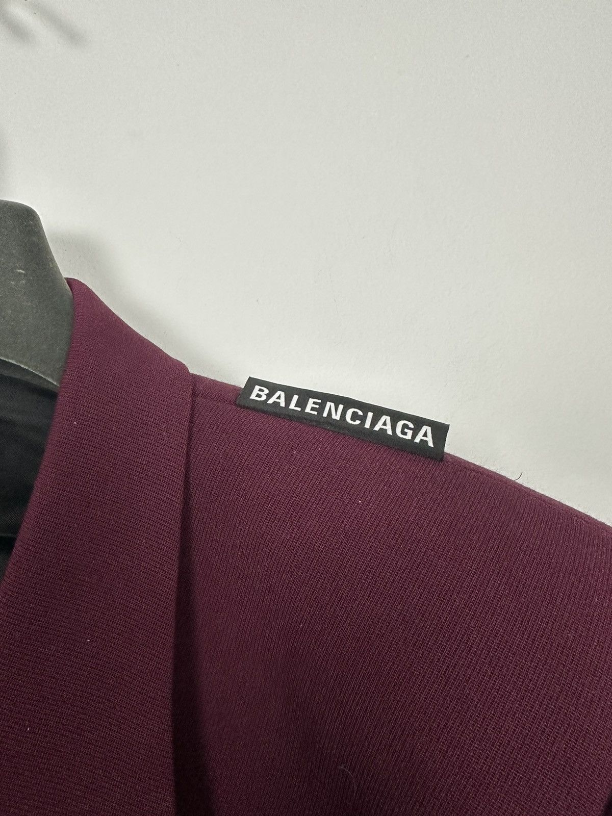 Balenciaga SS19 80s Shoulder Wool Coat Size US M / EU 48-50 / 2 - 7 Thumbnail