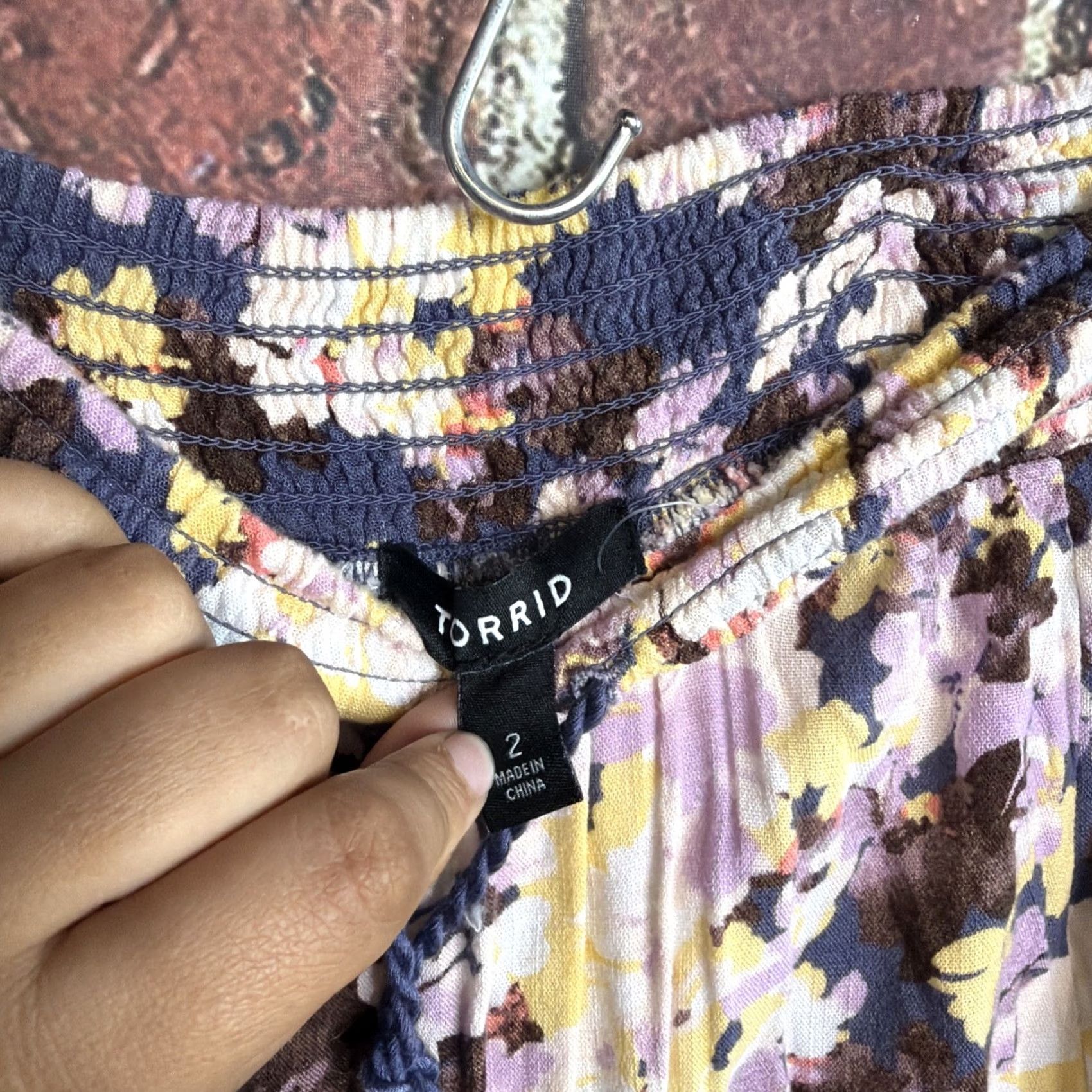 Torrid Torrid Maxi Skirt - Plus Size Floral White Polyester Rayon Size 40" / US 18 - 2 Thumbnail