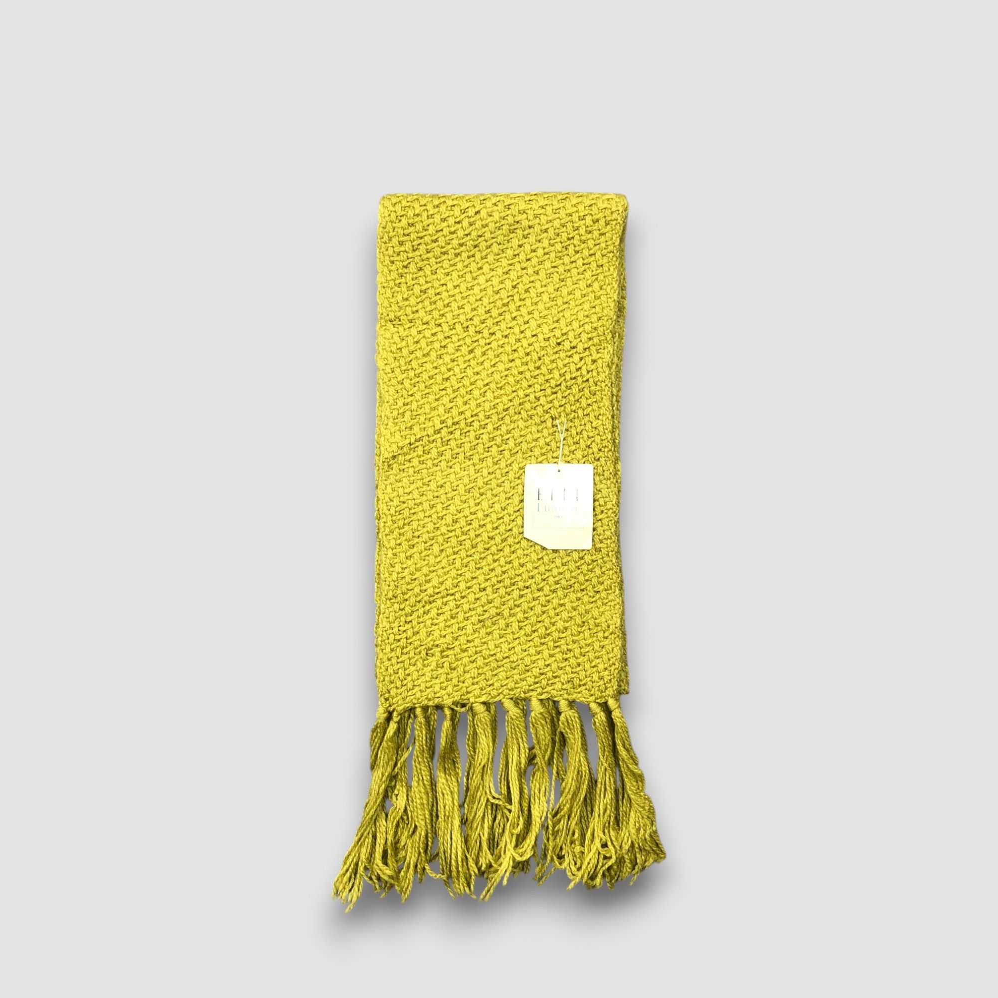 Japanese Brand NWT Vintage Elle Scarf Muffler Wool Ribbed Knit Scarves Size ONE SIZE - 2 Thumbnail