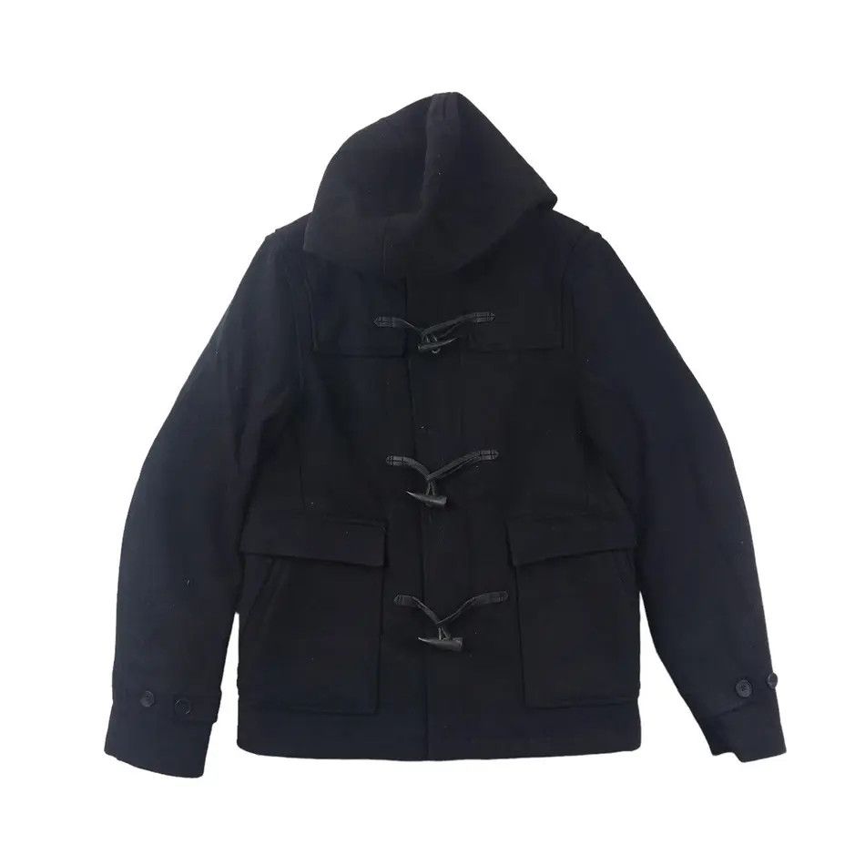 HARE HARE Japanese Brand Hooded Wool Duffle Coat Size M / US 6-8 / IT 42-44 - 1 Thumbnail