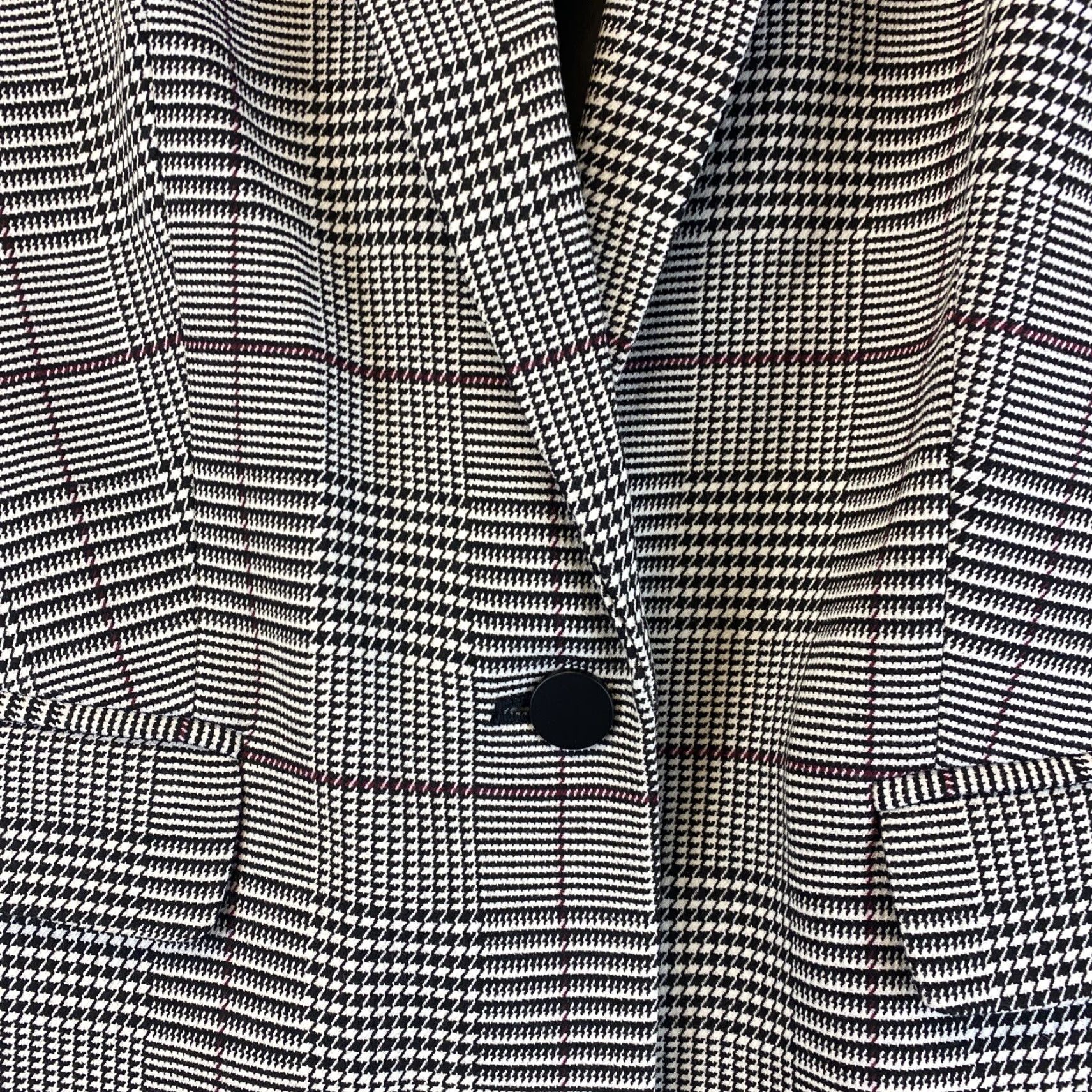 Calvin Klein Calvin Klein Size 12 Plaid Gray Black One Button Women’s Coat Long / 50-5 Overcoat Coat Trench JACKET/COAT? Size XL / US 12-14 / IT 48-50 - 5 Thumbnail