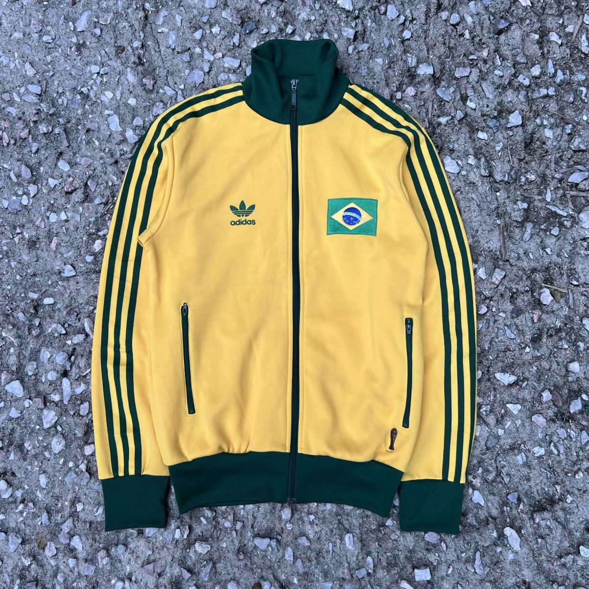 Adidas “ADIDAS” BRASIL TRACKTOP Size US XS / EU 42 / 0 - 1 Thumbnail