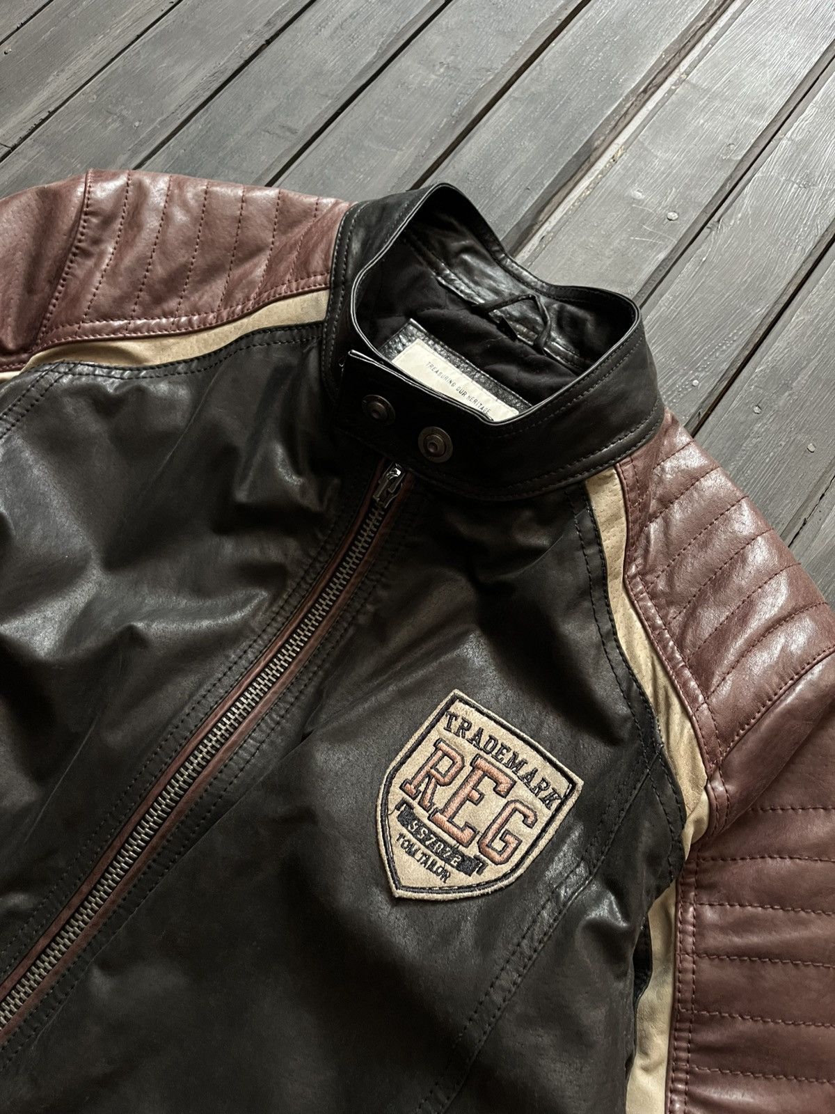Japanese Brand VTG BALENCIAGA OPIUM CARTI STYLE CROPPED LEATHER JACKET Y2K Size US M / EU 48-50 / 2 - 4 Thumbnail