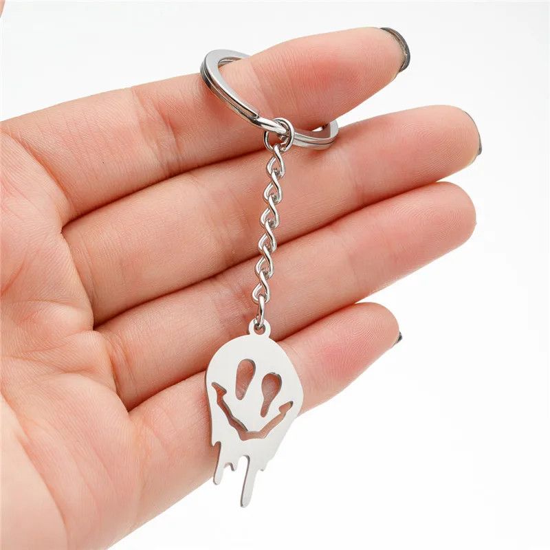 Jewelry Funny Halloween Ghost Keychain Cartoon Skull Key Size ONE SIZE - 1 Thumbnail