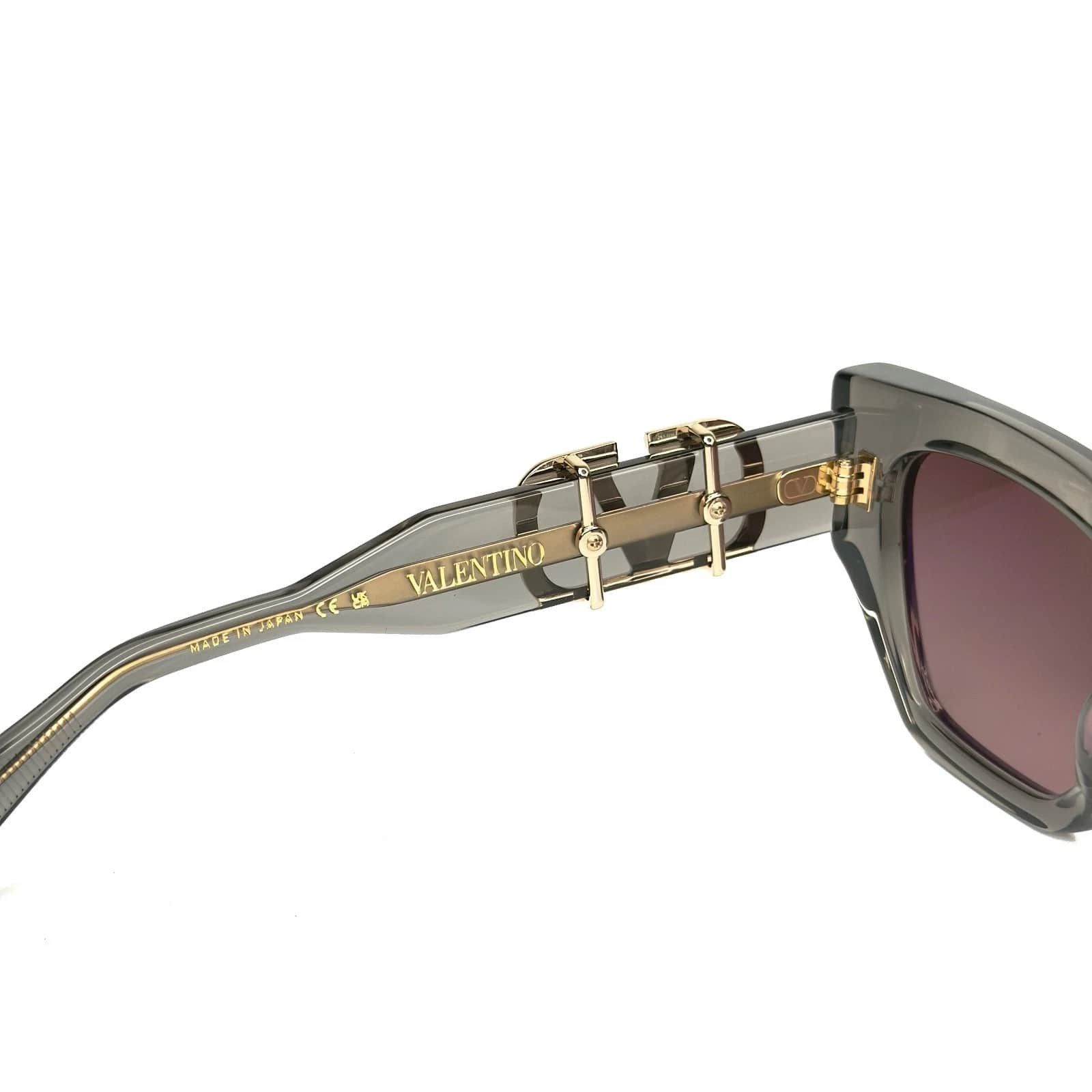 Valentino VALENTINO V-SETTE VLS166 Crystal Gray VLS 166C Sunglasses Size ONE SIZE - 2 Thumbnail