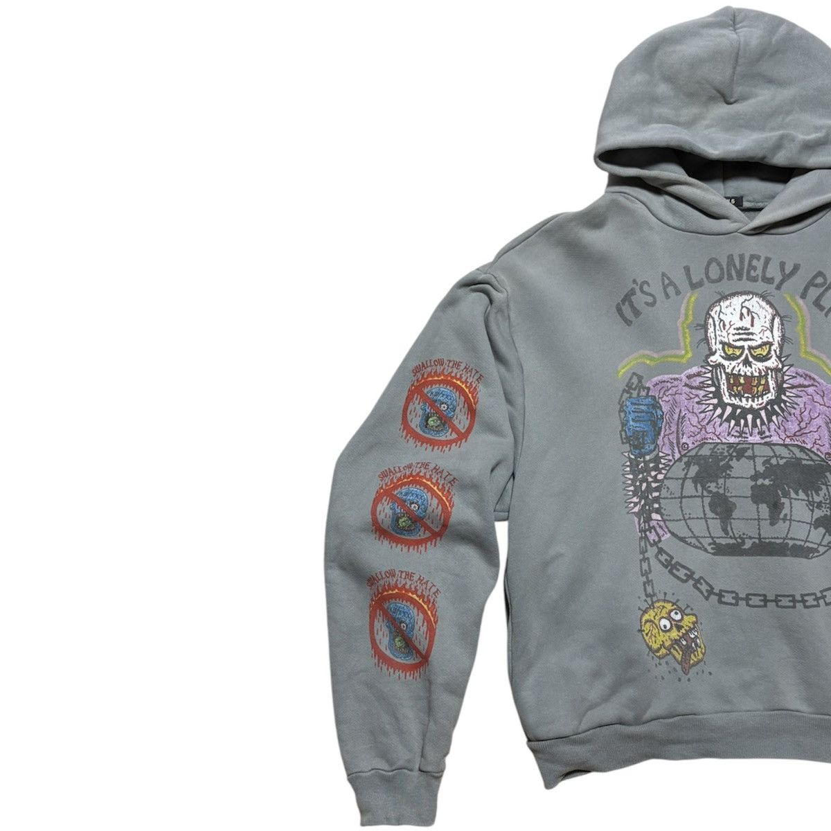 Yeezy YEEZY SEASON 6 XXXTENTACION IT'S A LONELY PLACE HOODIE Size US M / EU 48-50 / 2 - 2 Thumbnail