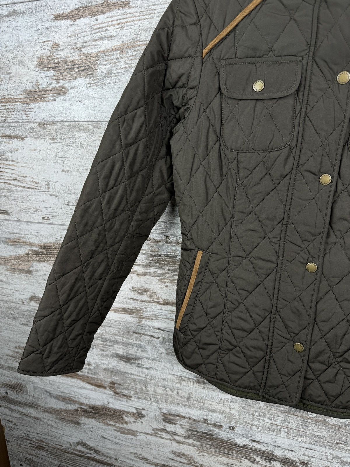 Barbour Women’s Barbour Draycott Jacket quilted brown size UK 8 Size S / US 4 / IT 40 - 5 Thumbnail