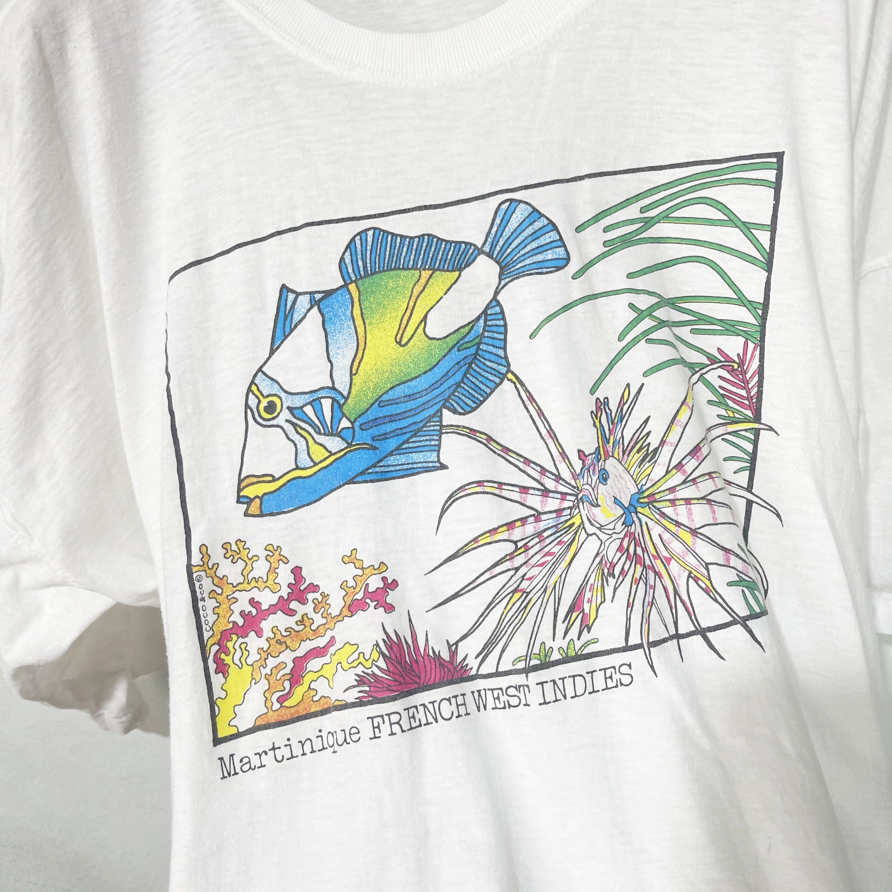 Vintage Vintage 90s Martinique French West Indies T-Shirt Size US L / EU 52-54 / 3 - 2 Thumbnail
