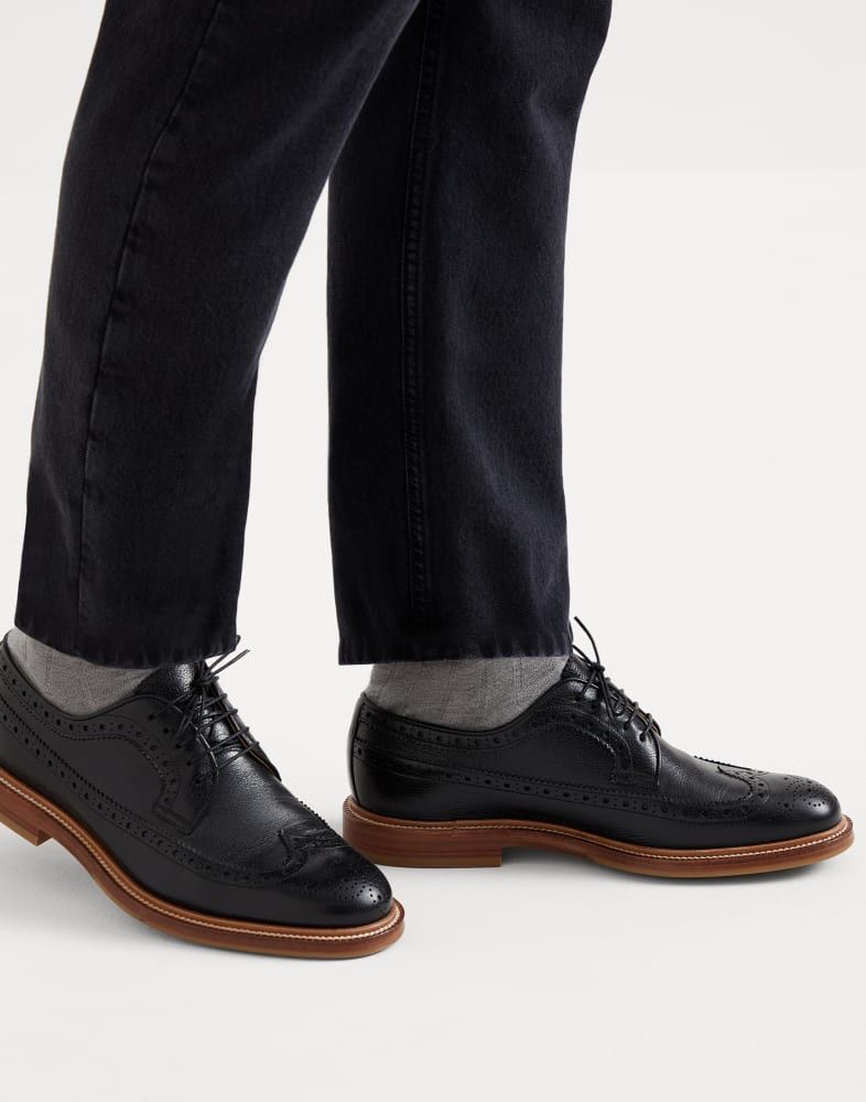 Brunello Cucinelli o1w1db10925 Pair Of Laced Shoes in Black Size US 7 / EU 40 - 5 Thumbnail