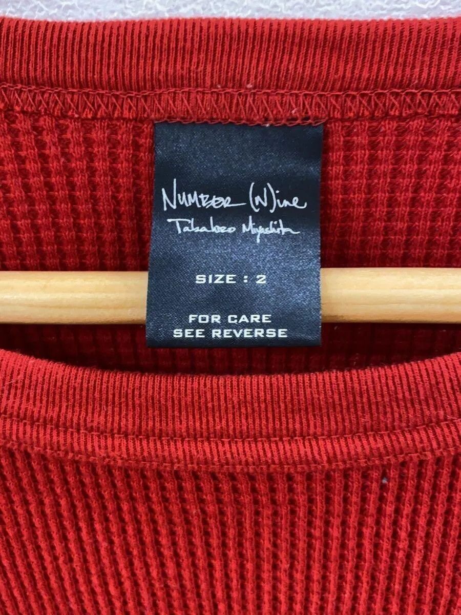 Number (N)ine Raglan Waffle Long Sleeve Tee Size US M / EU 48-50 / 2 - 5 Thumbnail