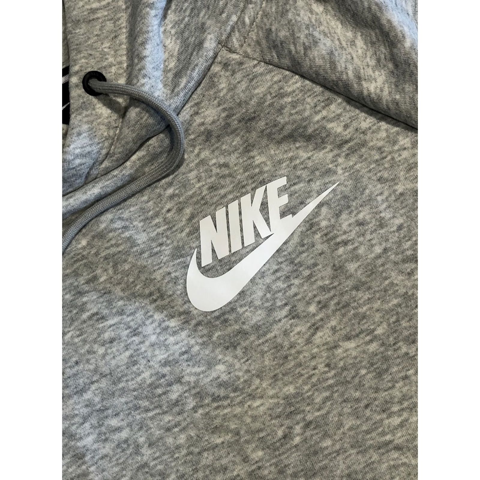 Nike VINTAGE Nike Hoodie Sweatshirt Shirt Pullover Size M Gray 90s Swoosh Black Label Mens Size US M / EU 48-50 / 2 - 2 Thumbnail