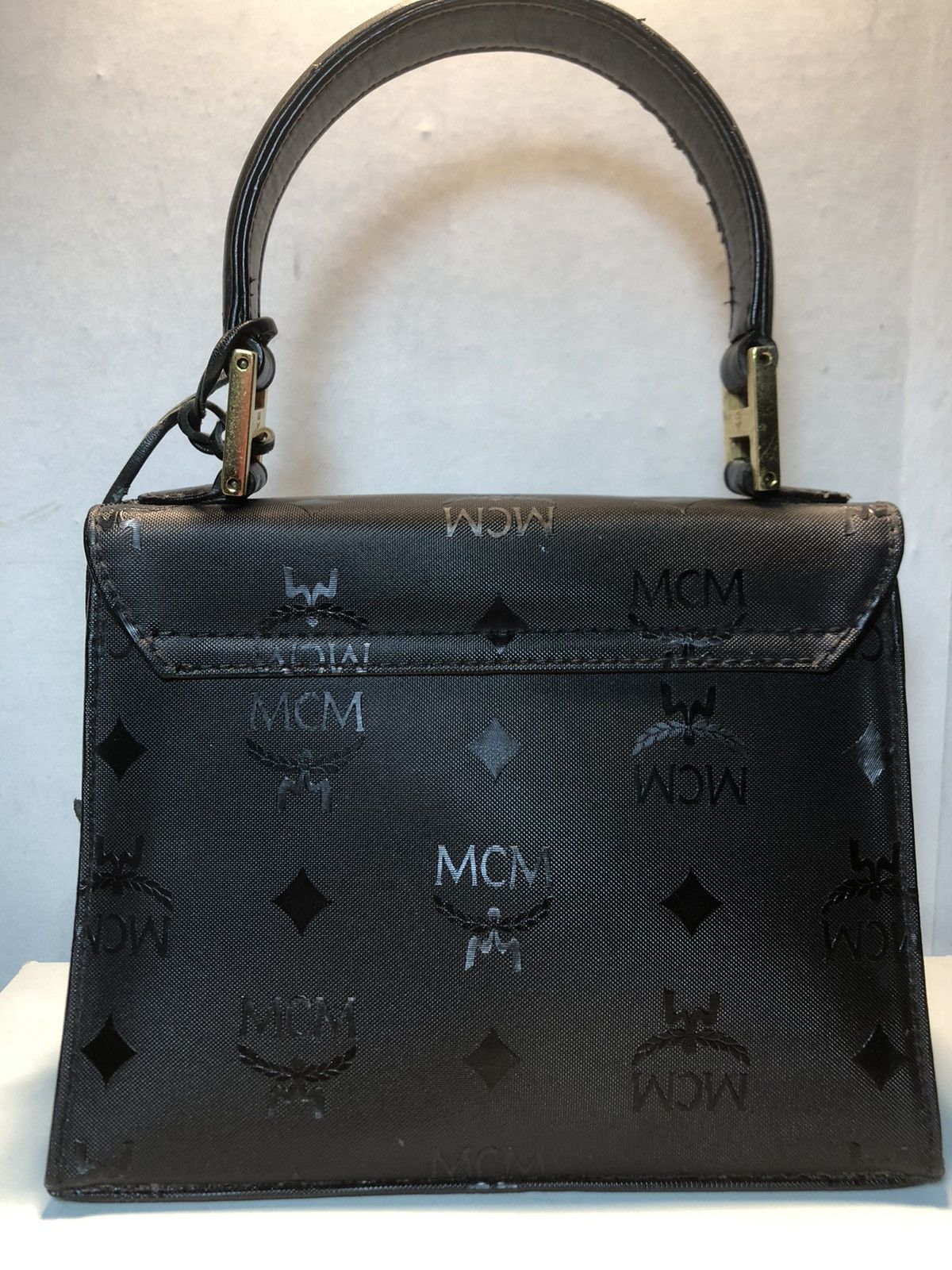 MCM × Vintage Vintage MCM mini kelly bag Size ONE SIZE - 4 Thumbnail