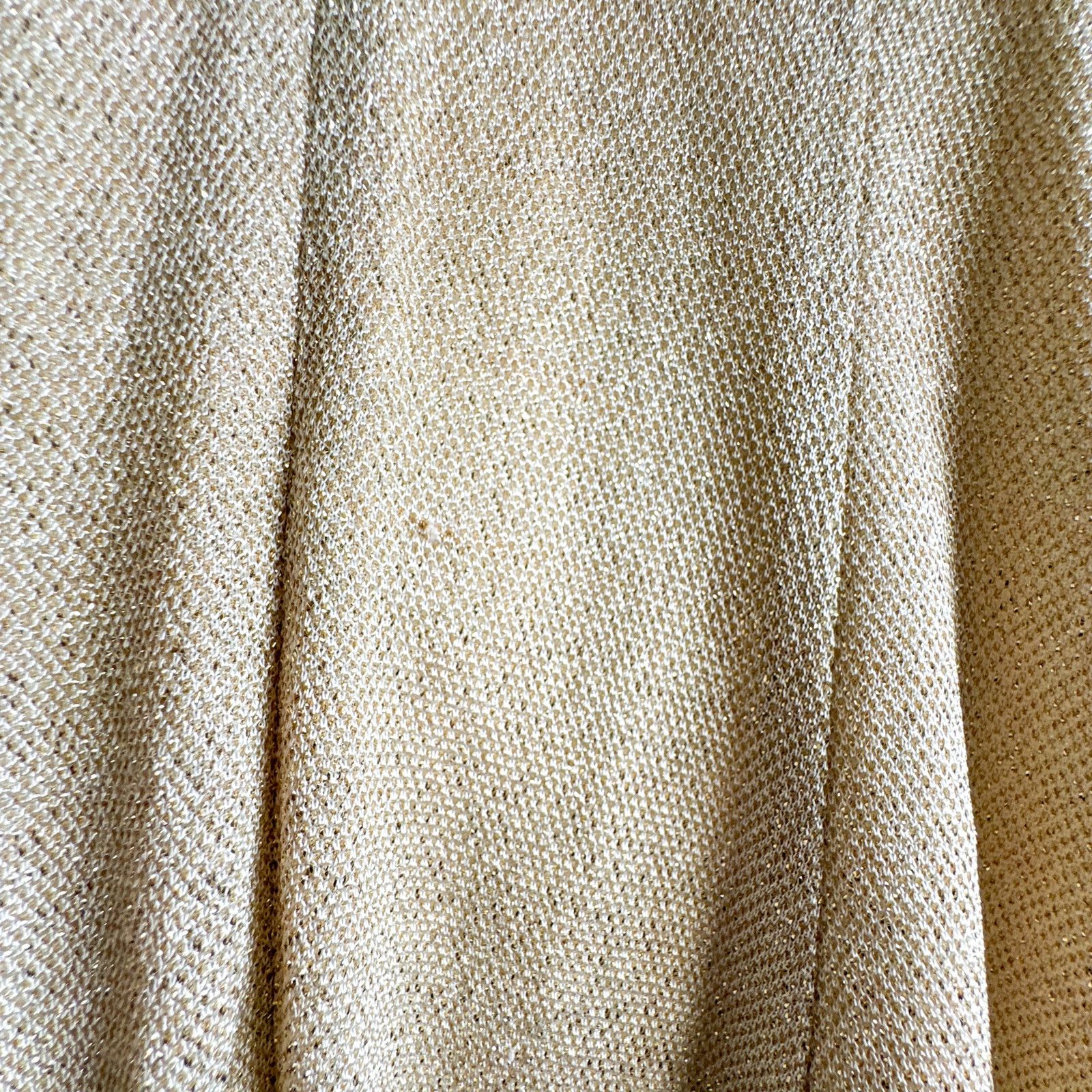Jessica McClintock × Other 90s Scott McClintock Gold Shimmer Slip Dress Rhinestone Size S / US 4 / IT 40 - 9 Thumbnail