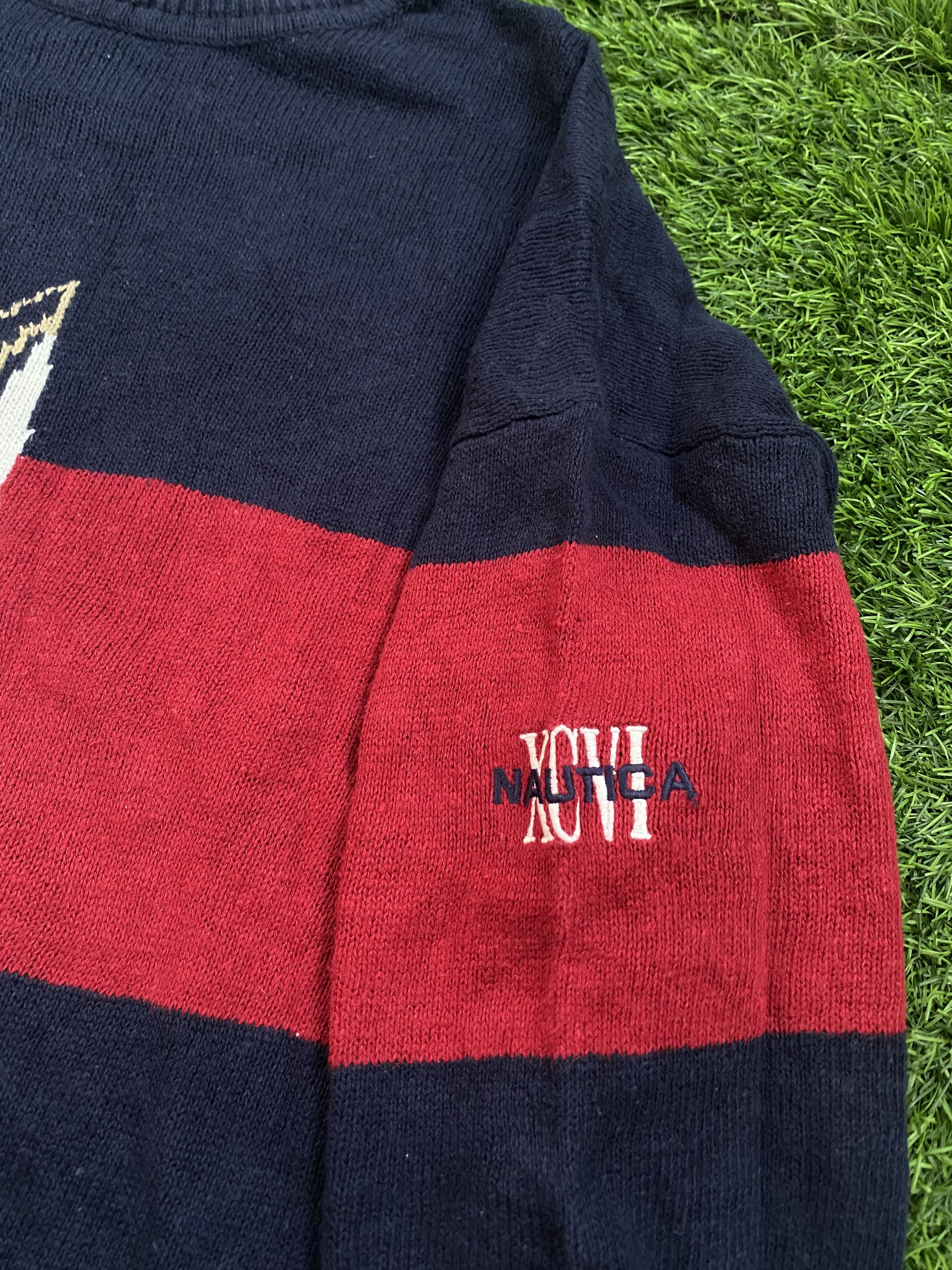 Nautica × Vintage Vintage Nautica Yacht Knitwear Size US XL / EU 56 / 4 - 3 Thumbnail