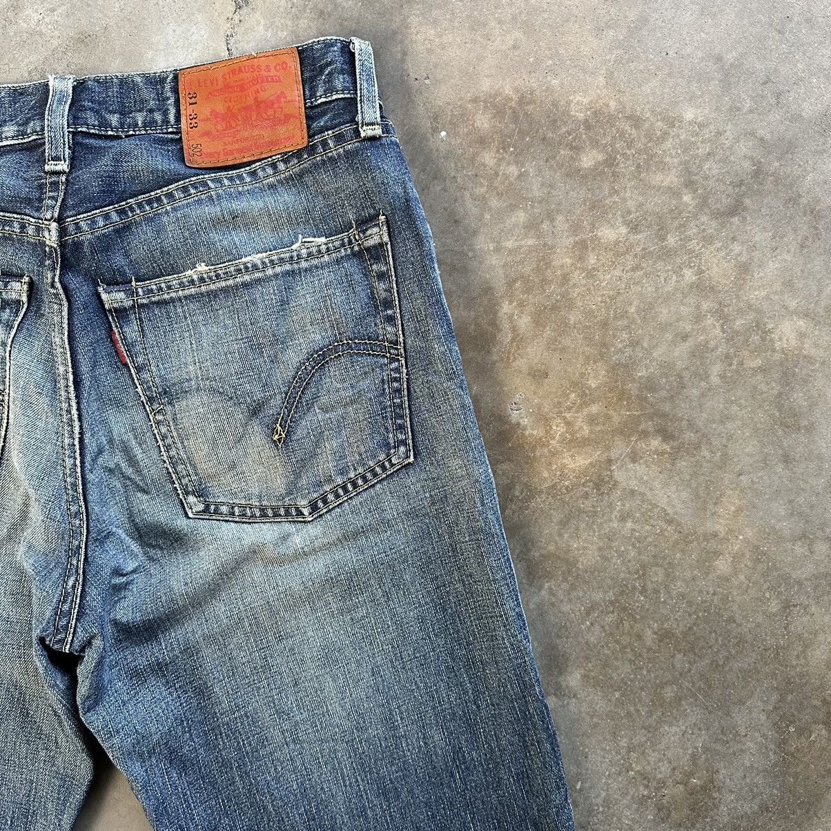 Japanese Brand W30🔥Vintage Levi’s 502 Distressed Faded Denim Sick Jean Pant Size US 30 / EU 46 - 14 Thumbnail