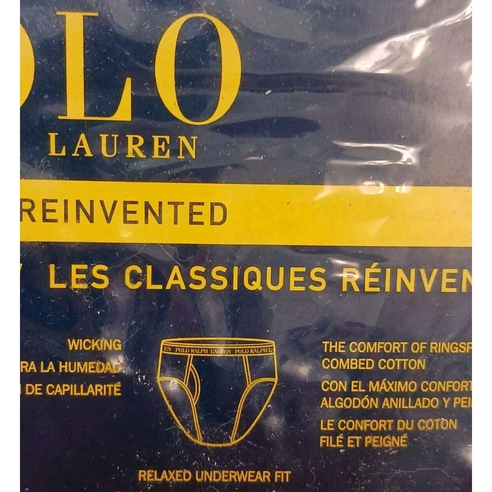 Ralph Lauren 3X 2 Pack Polo Ralph Lauren Briefs 50-52" White COTTON TALL Size 46 - 9 Thumbnail