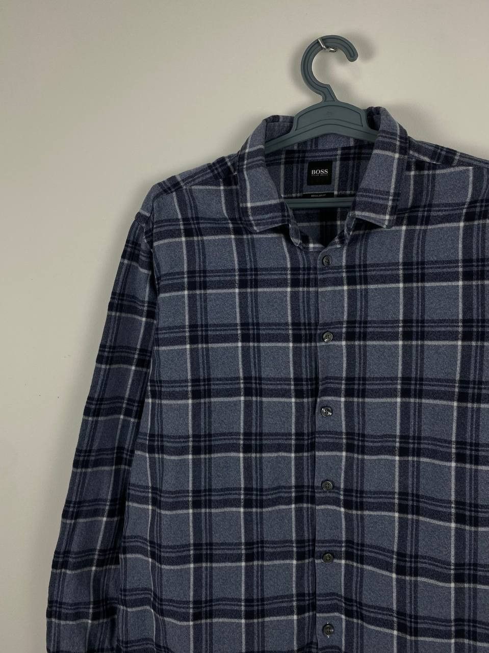 Hugo Boss Hugo Boss Heavy Cotton Flannel Check Shirt Size XXL Size US XXL / EU 58 / 5 - 2 Thumbnail