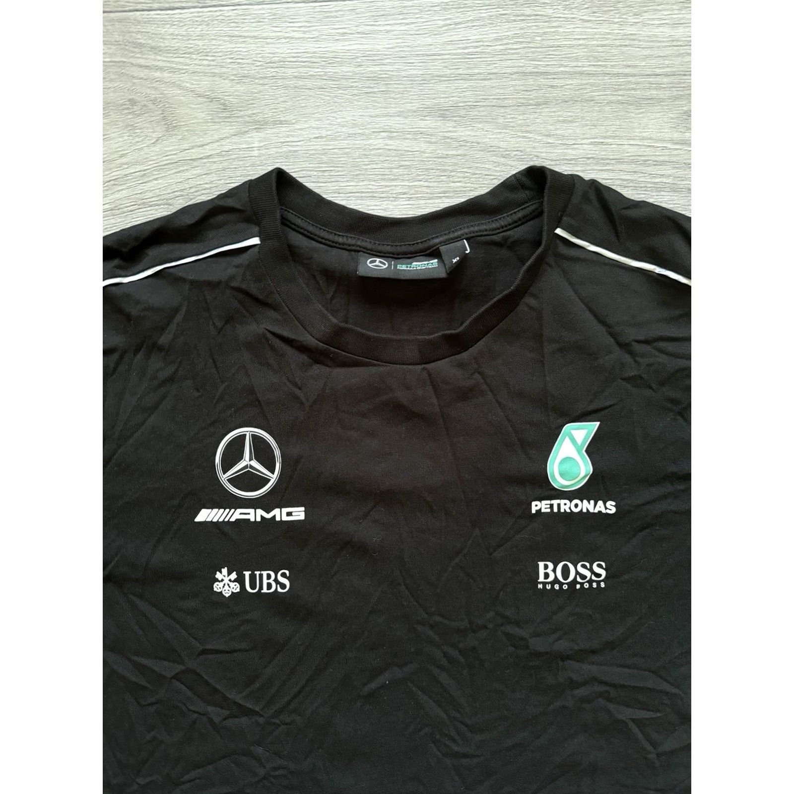 Mercedes-Benz Mercedes AMG F1 Petronas Team Black T Shirt Mens XL Size Regular Short Sleeve Men Xl Black AMG F1 Petronas Team T Shirt Mens XL Size US XL / EU 56 / 4 - 6 Thumbnail