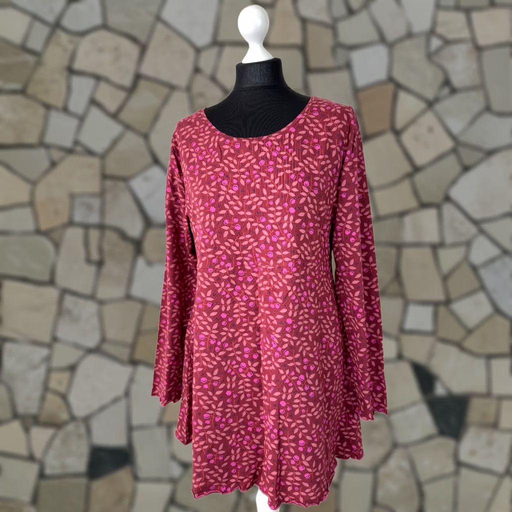 Vintage Gudrun Sjoden Tunic Shirt Womens L Long Sleeve Multicoloured Modal Casual Shirt Size L / US 10 / IT 46 - 1 Thumbnail