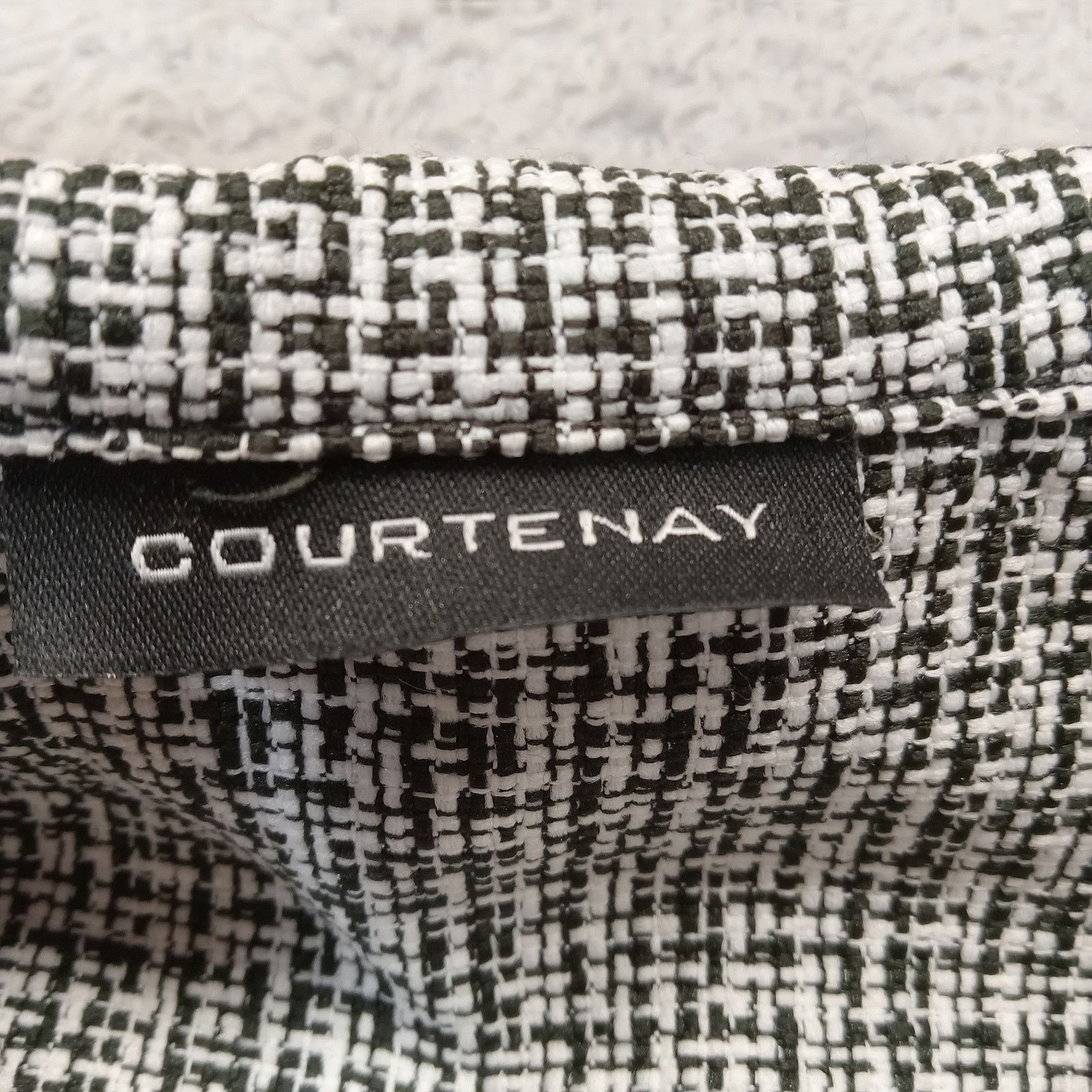 & Other Stories Courtenay Blazer Jacket S Women's Black White Tweed Style Size S / US 4 / IT 40 - 3 Thumbnail