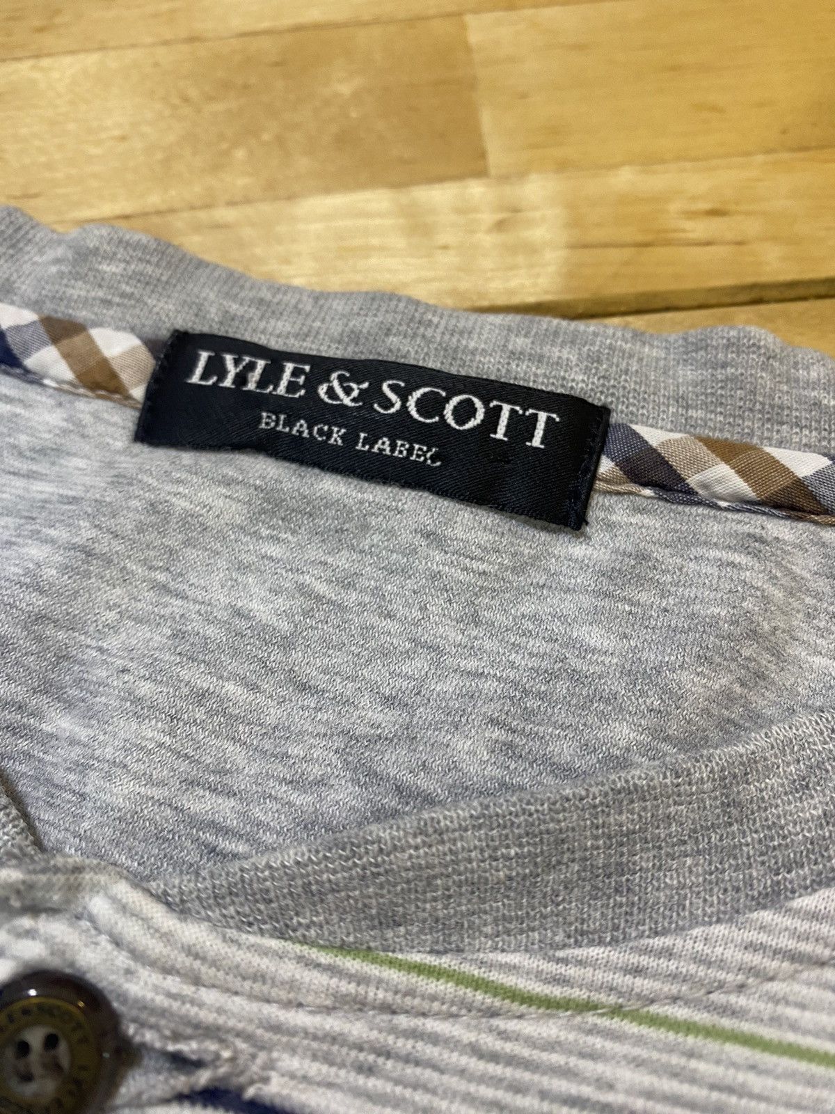 Lyle & Scott × Vintage Lyle & Scott Long Sleeve Button Shirt Size US L / EU 52-54 / 3 - 6 Thumbnail