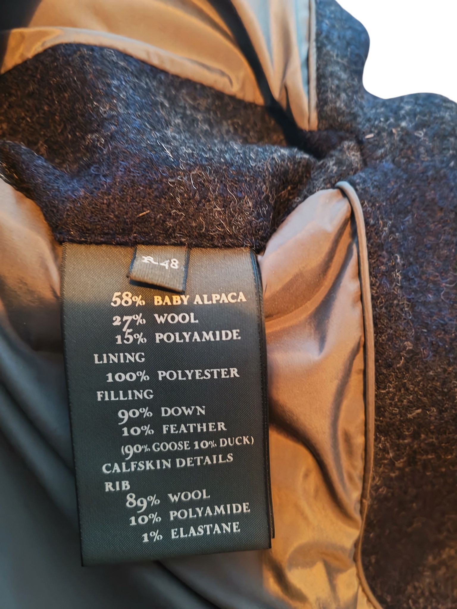 Berluti BABY ALPACA GOOSE DOWN JACKET BY HAIDER ACKERMANN Size US M / EU 48-50 / 2 - 8 Thumbnail