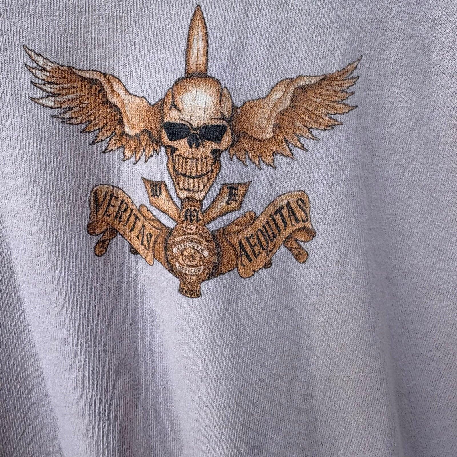 Harley Davidson Vintage skull choppers biker tee Size US L / EU 52-54 / 3 - 3 Thumbnail