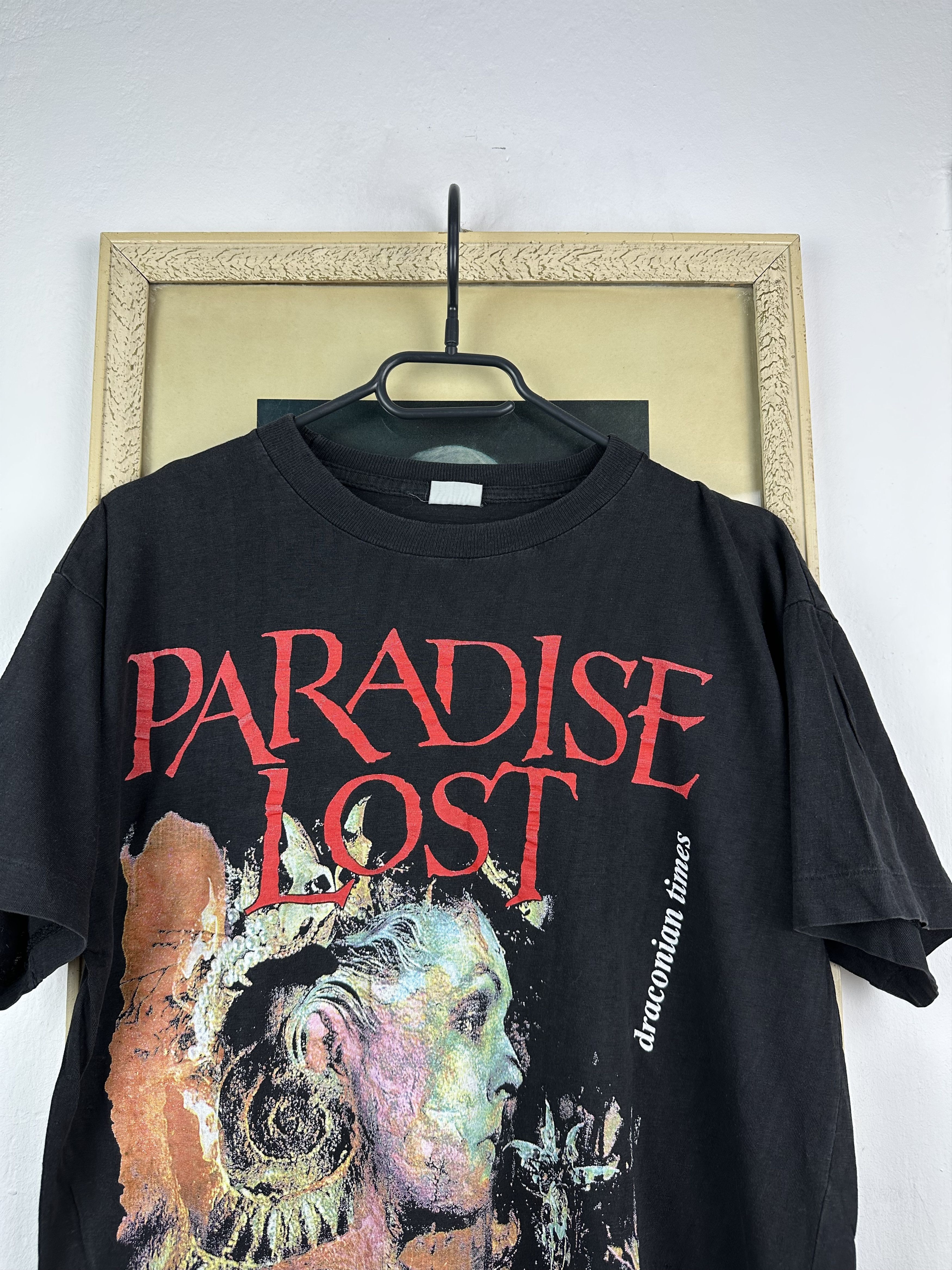 Band Tees × Vintage Vintage 1995 Paradise Lost Shirt Draconian Times Tee Band Size US L / EU 52-54 / 3 - 2 Thumbnail