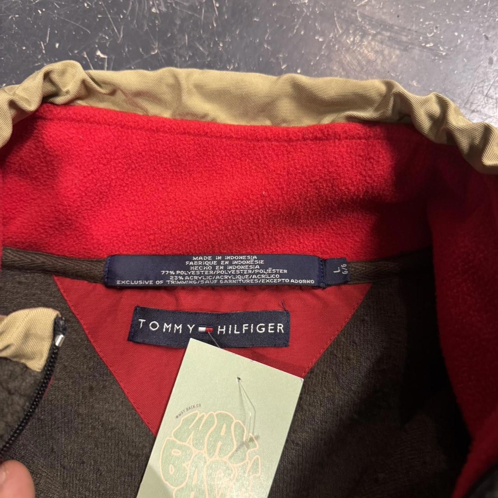 Tommy Hilfiger Vintage Tommy Brown Fleece Size US L / EU 52-54 / 3 - 4 Thumbnail